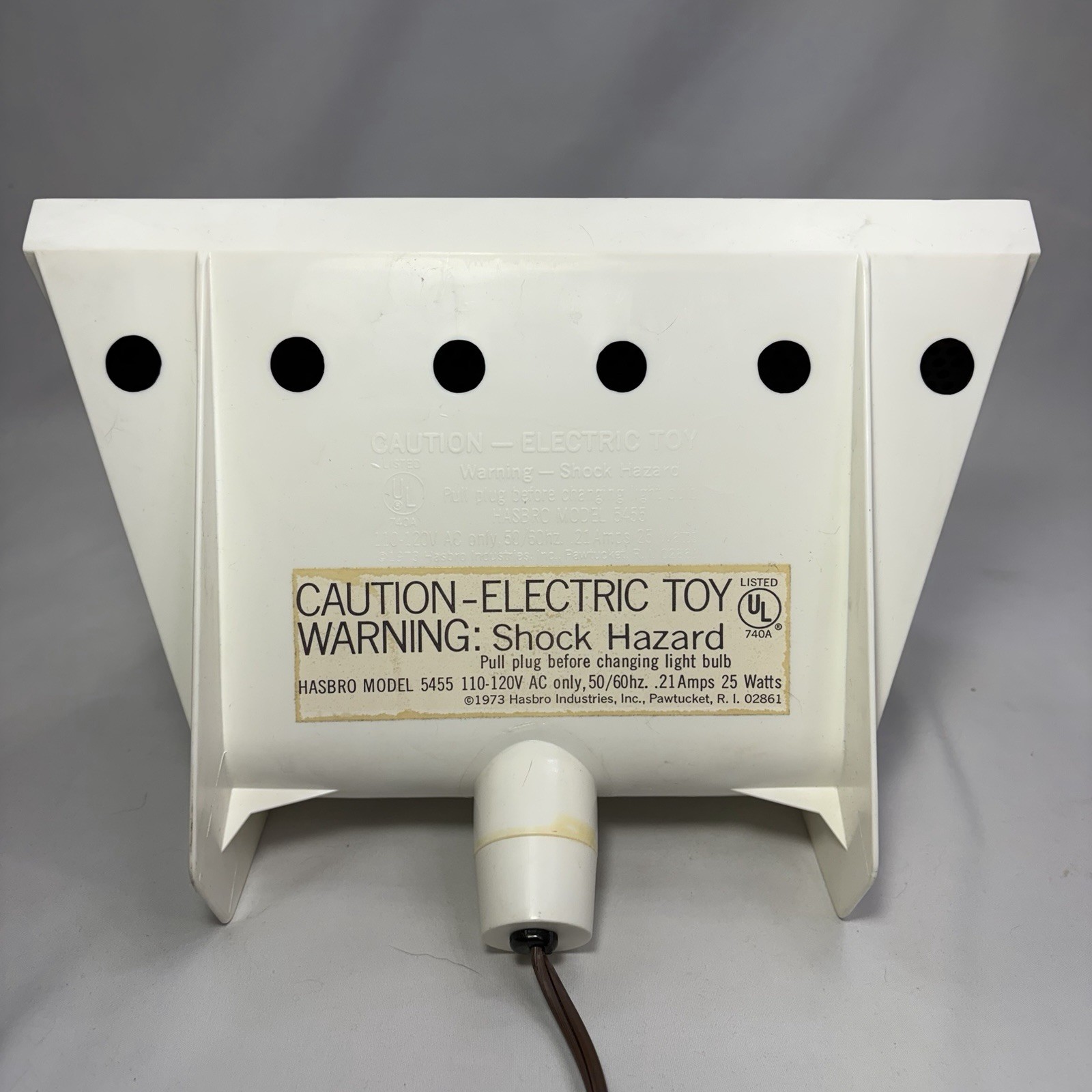 Vintage Hasbro Lite Brite 1973 Light Bright 5455 With Large New Bag Of Pegs