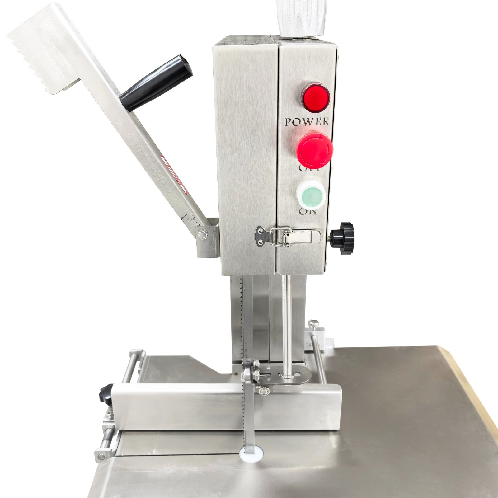 Electric Bone Saw Commercial Frozen Meat Cutter Stainless Steel Band Saw 110V