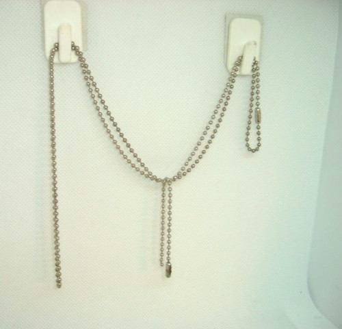 U.S.A Military DOG TAG Stainless Steel Bead Ball Chain 2 pc Set 30"in. &4.5" in