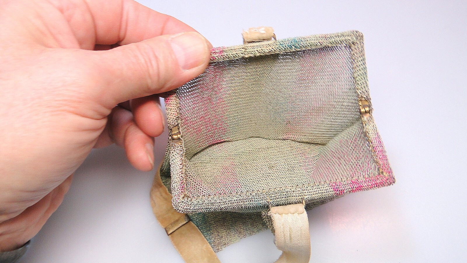 3 Antique Purses Mesh Beaded Tapestry w Jeweled Frame Purse Lot #2