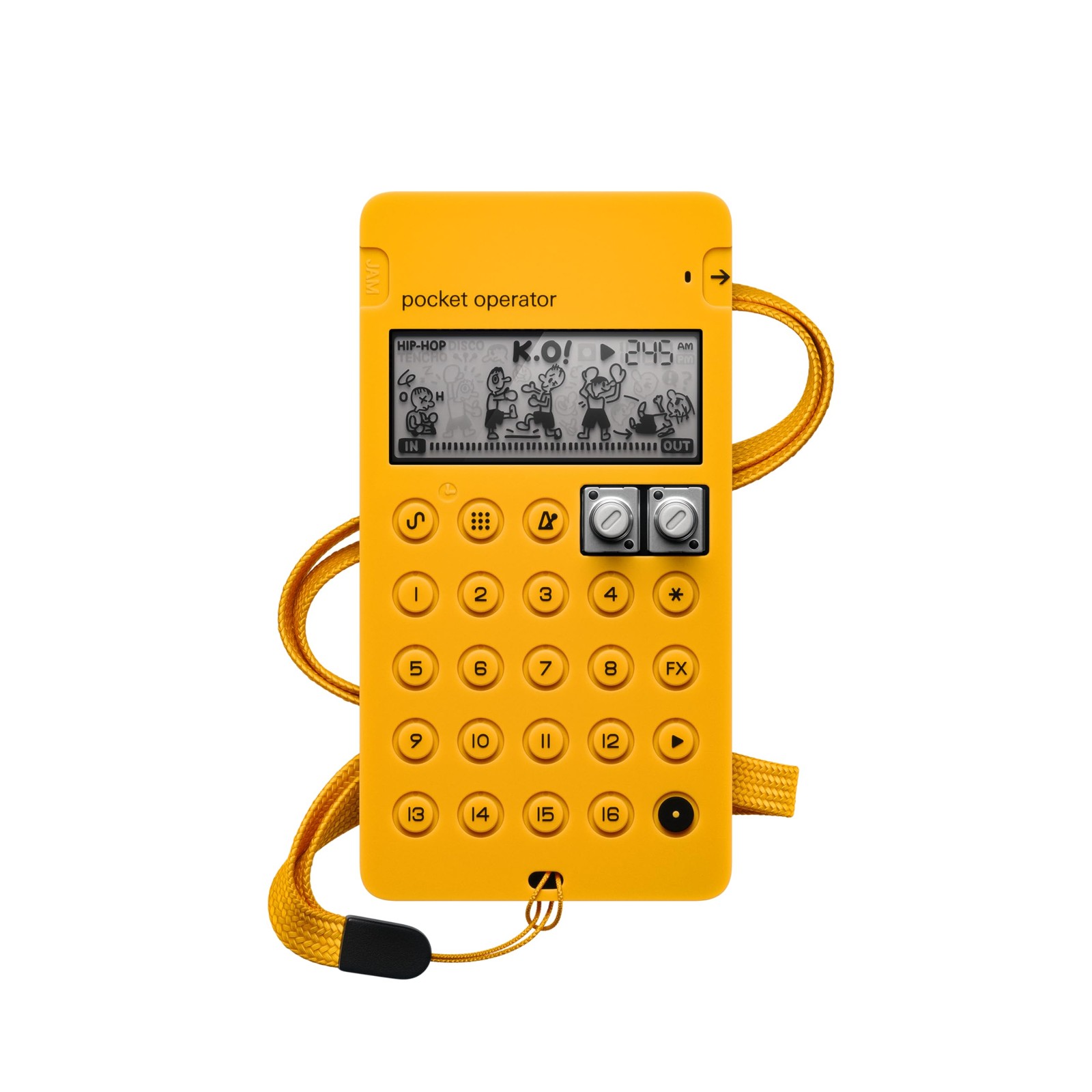 Teenage Engineering CA-X Silicone Pro Case for Pocket Operator PO (Yellow)