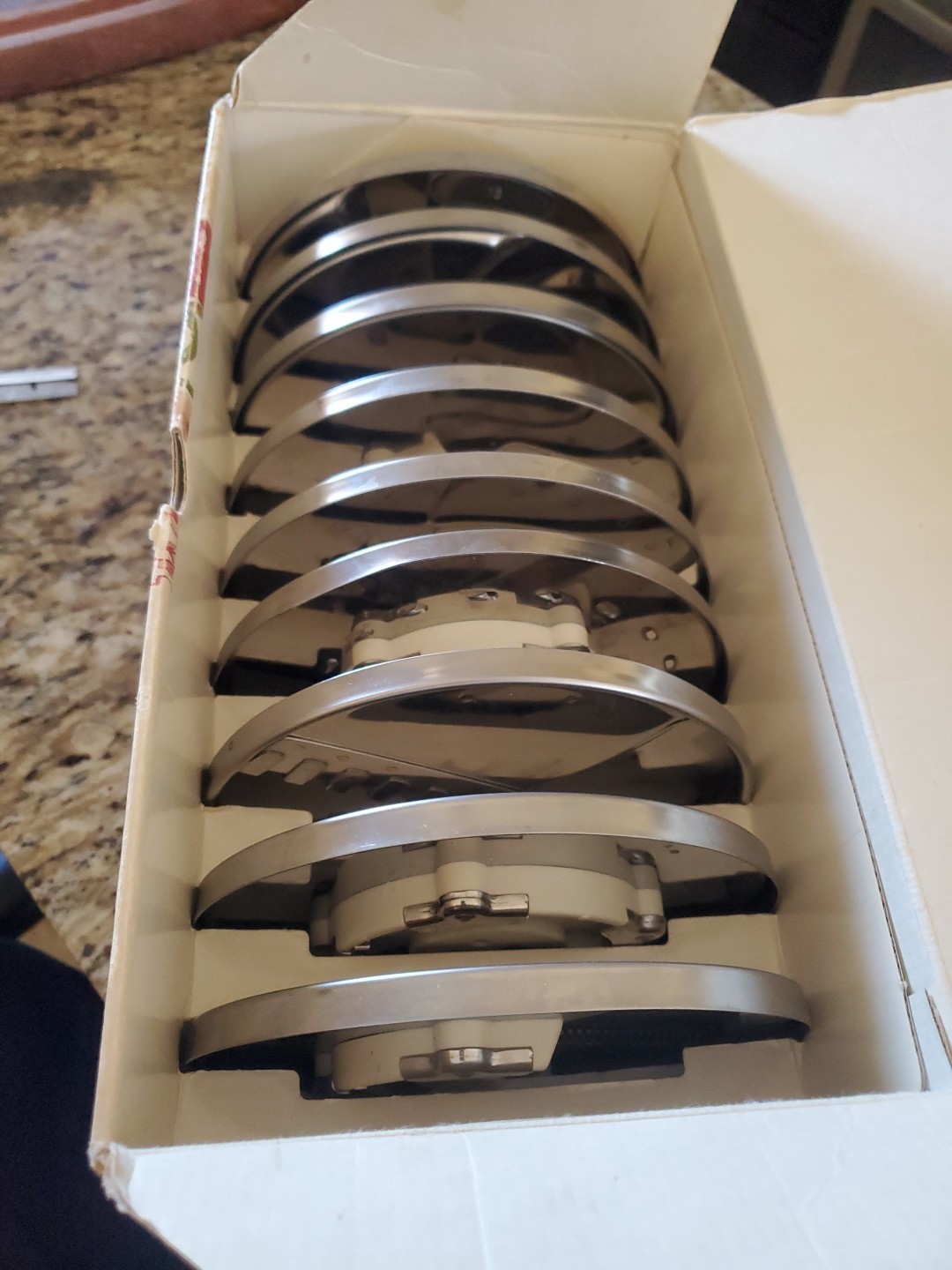 Cuisinart Complete DLC-7-070 DLC-7 Set Of 9 Made In Japan EXCELLENT 9 Discs