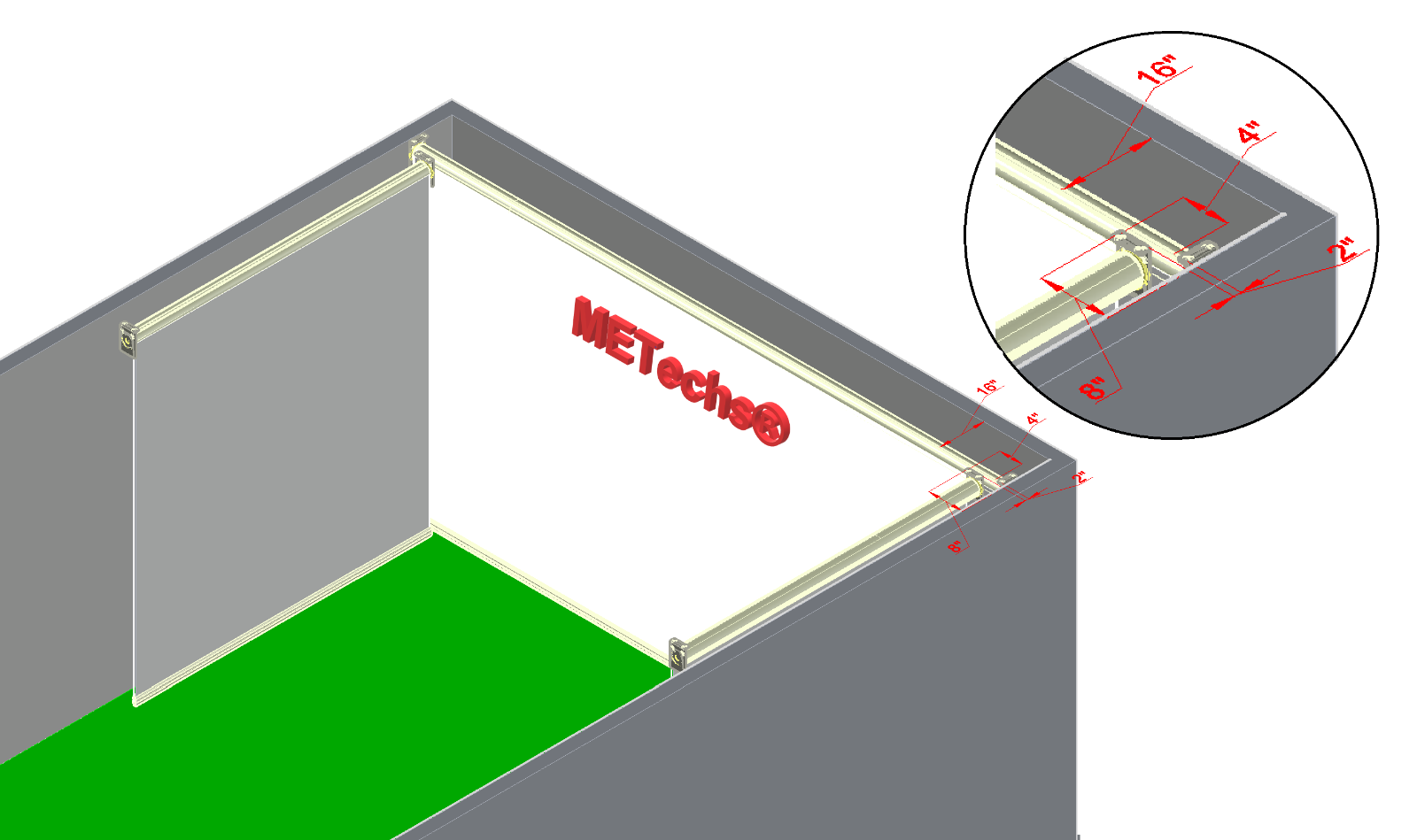 105"W 120"H Motorized Remote Golf Simulator Impact Retractable Screen Pro W pad