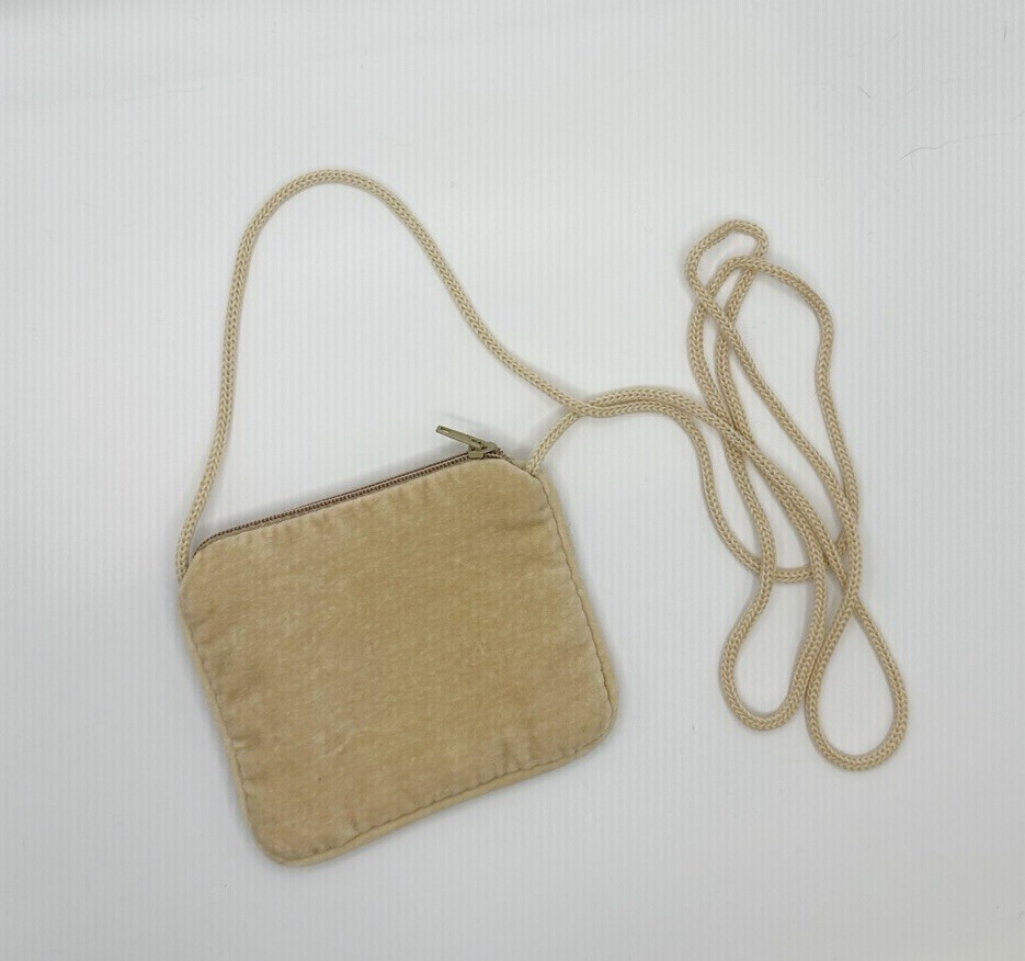 Vintage Needlepoint Cavalier King Charles Spaniel Crossbody Bag Purse