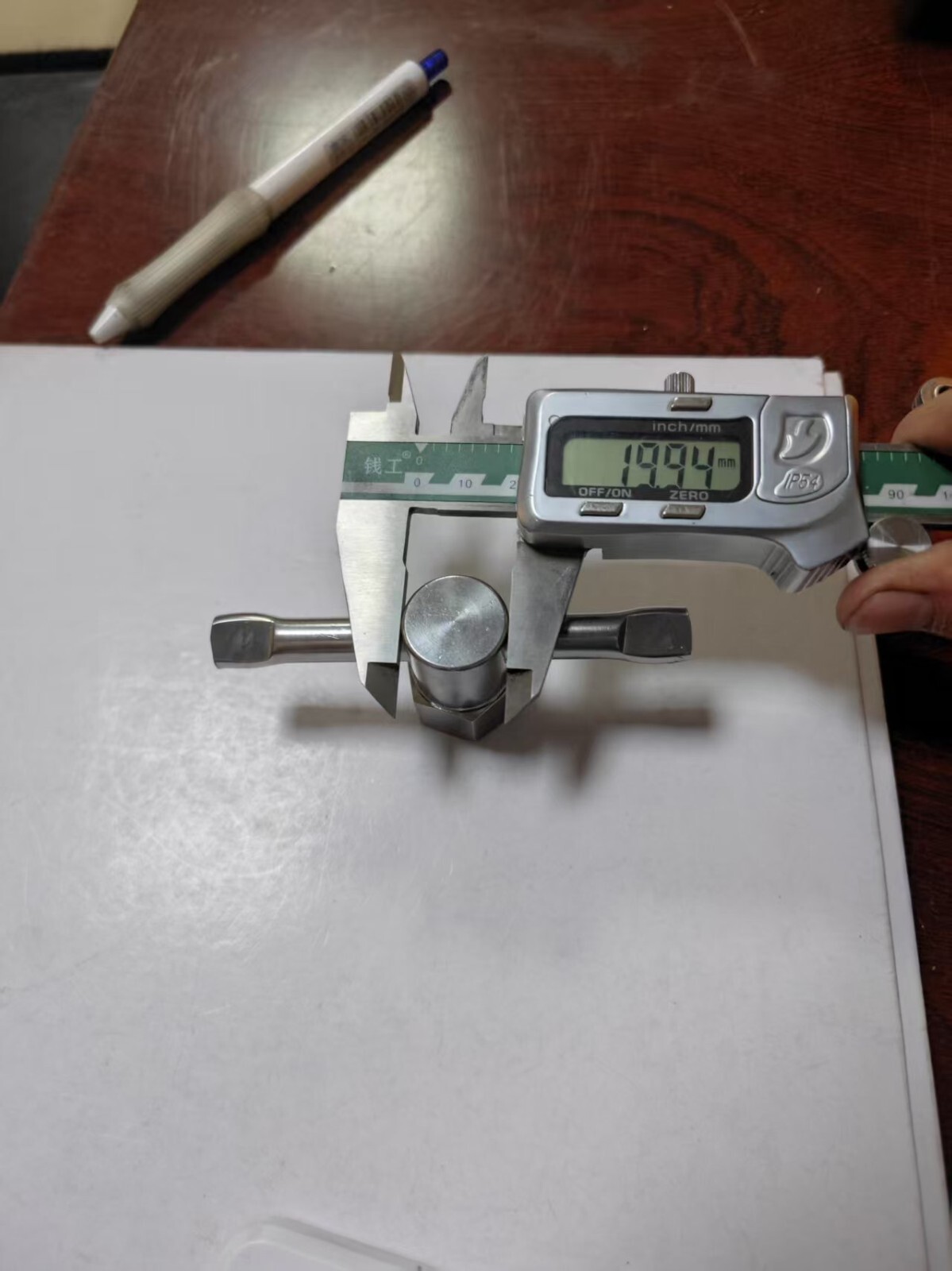 Wilton Style Bench Vise Lock Down Handle Nut Swivel Handle 7/16-14 Stainless