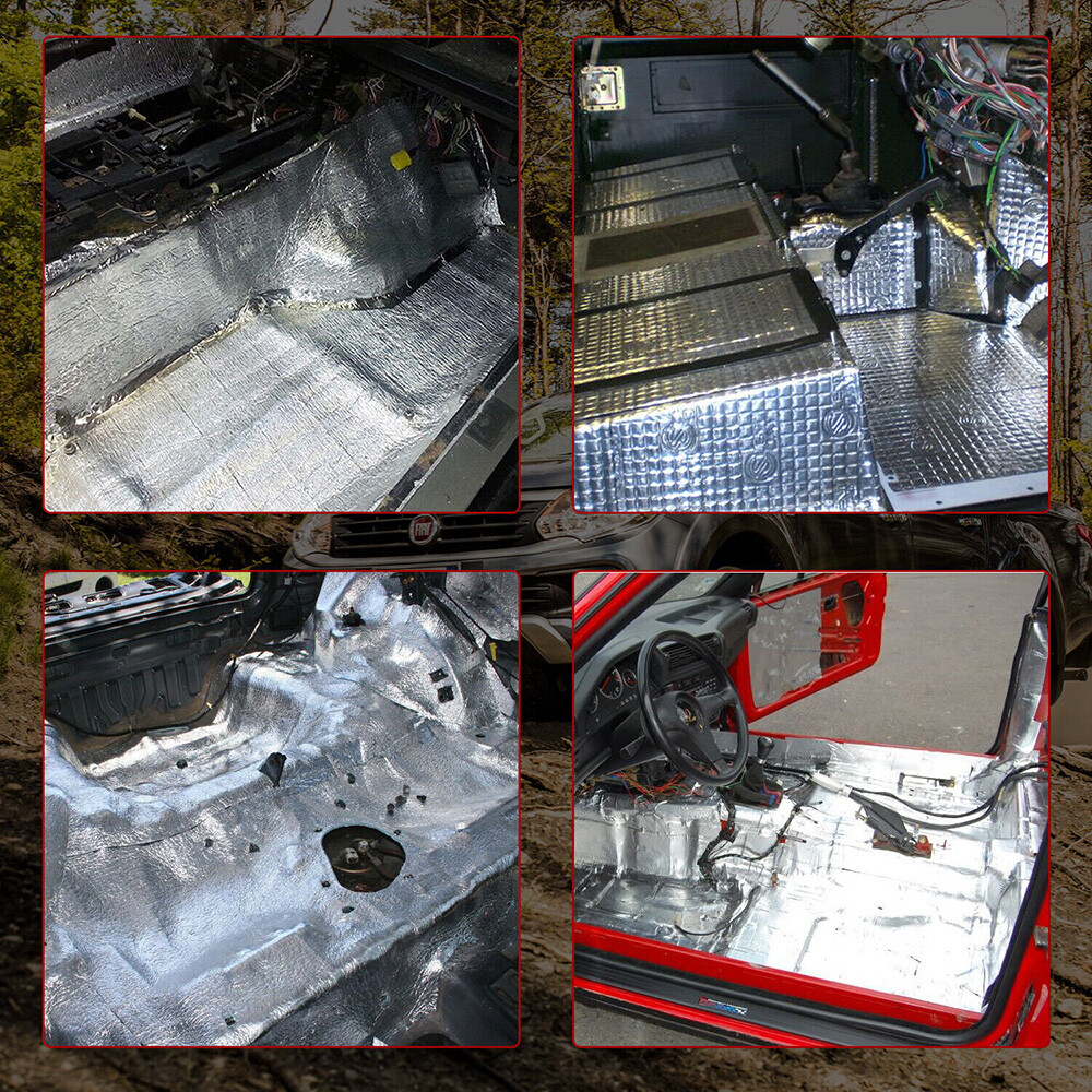 Self-adhesive Fireproof Sound Deadener Heat Insulation Mat For Car Hood Engine