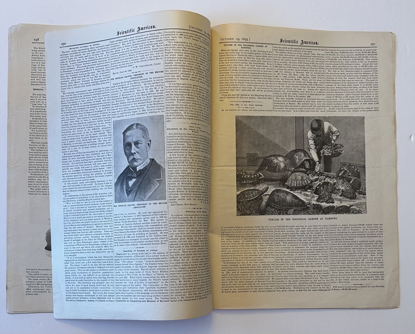 Scientific American, October 19, 1895. Complete Original Issue in good condition