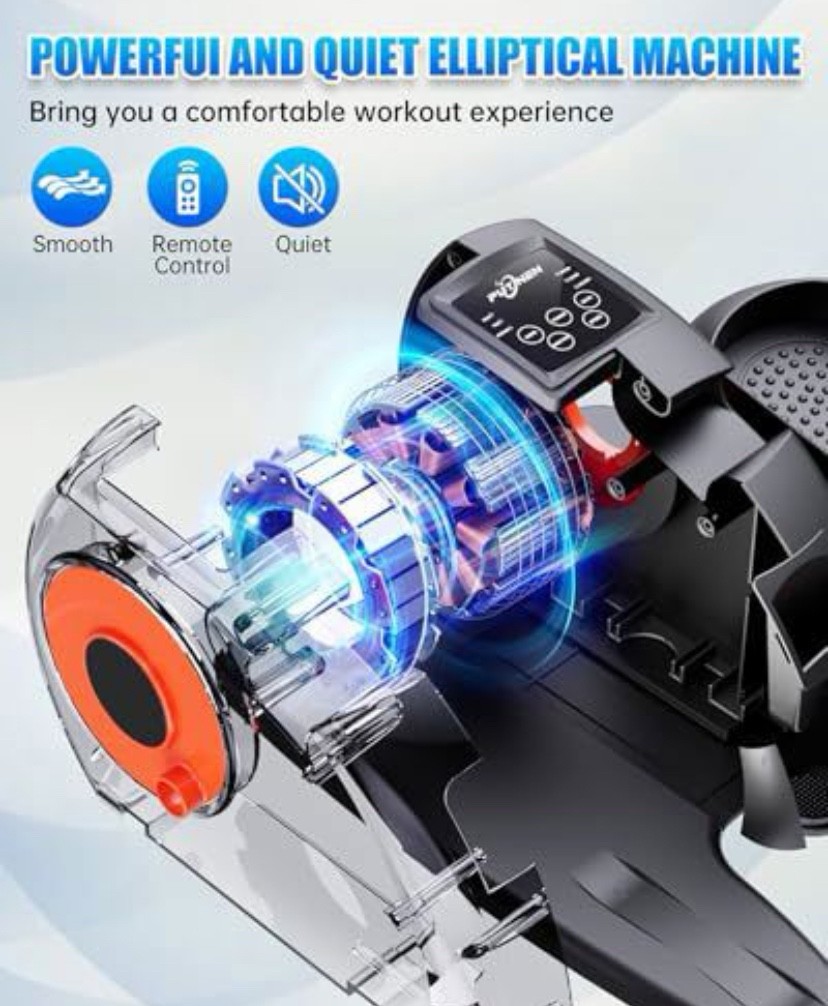 Under Desk Elliptical Machine, Ellipse Leg Exerciser as Seen on Tv for Seniors A