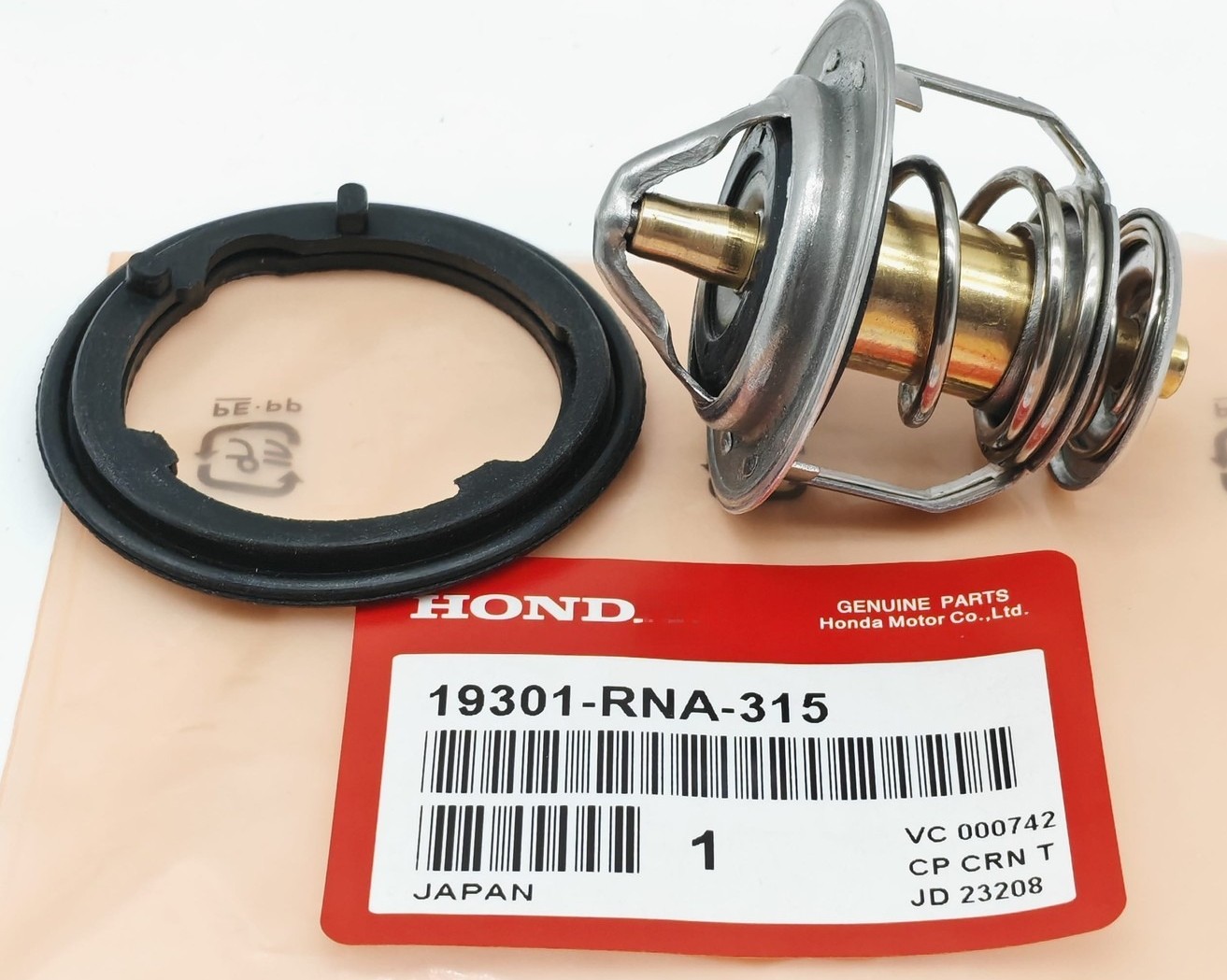 OEM Thermostat W/ Gasket 19301-RNA-315 fit 2006-2022 Honda Acura Civic HR-V ILX