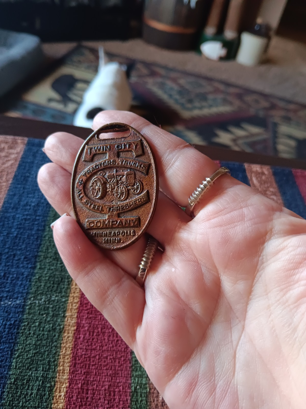 Twin City Tractors Watch Fob Minneapolis Minnesota Very Rare Hard to Find!