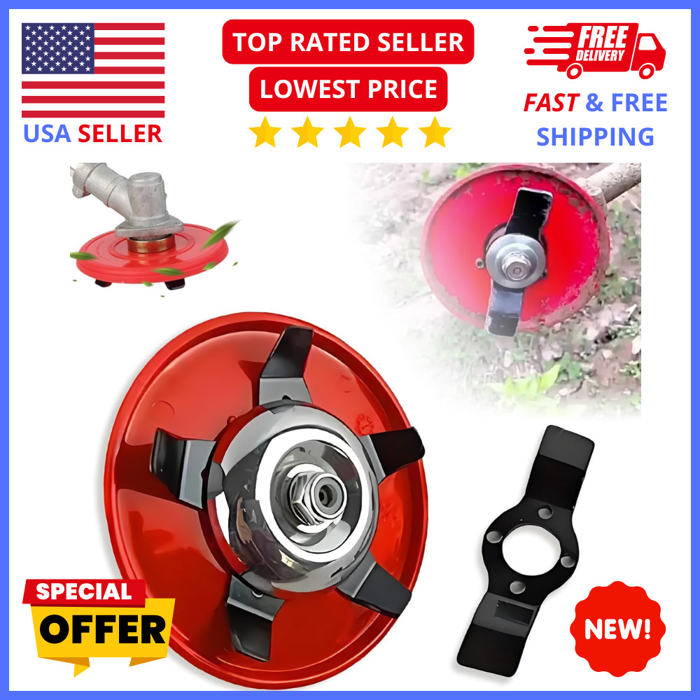 2025 Weeding Disc Blade – Universal Trimmer Replacement for Tough Weed Removal