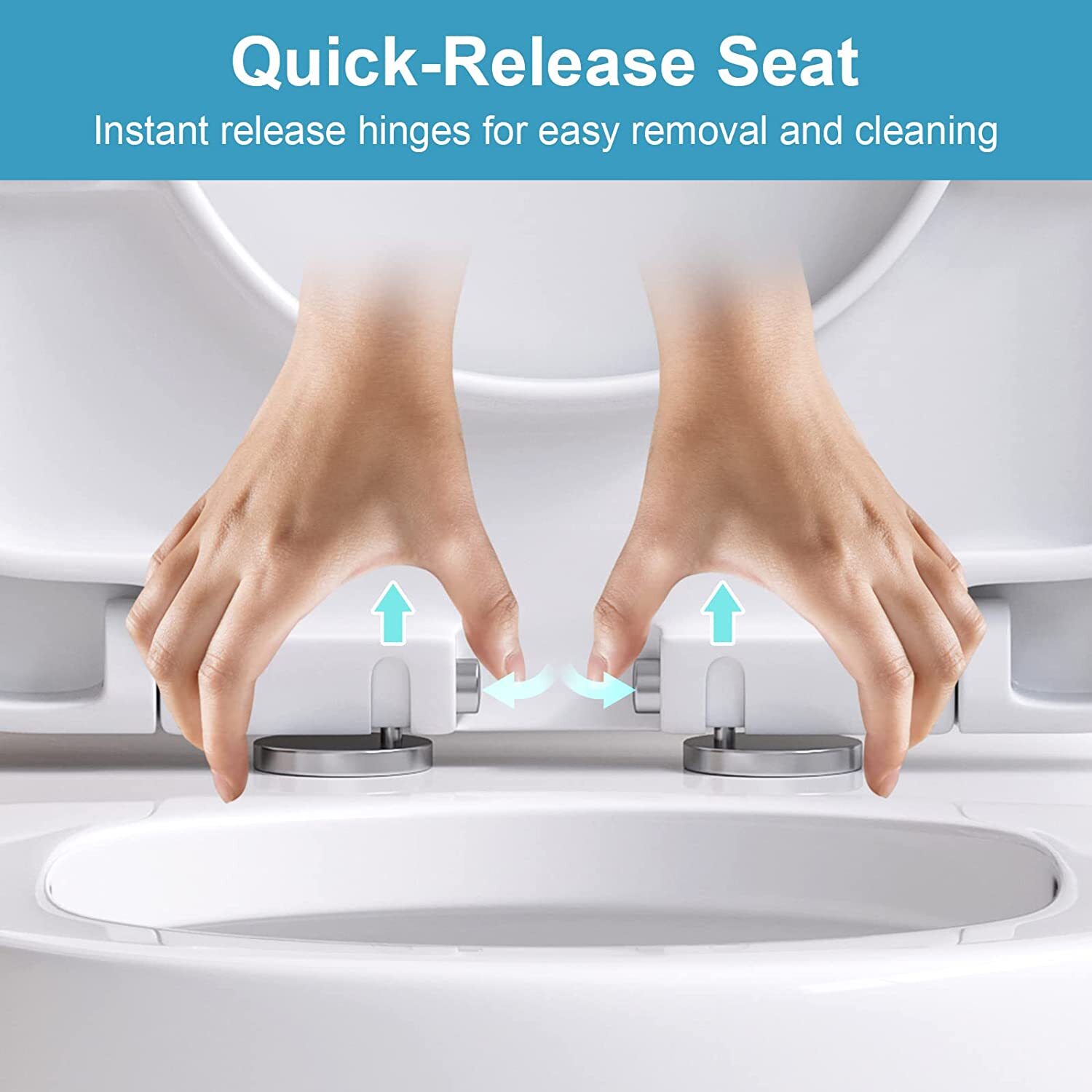 HOROW Small Compact One Piece Toilet with Soft Closing & UF Seat 12'' Rough-In