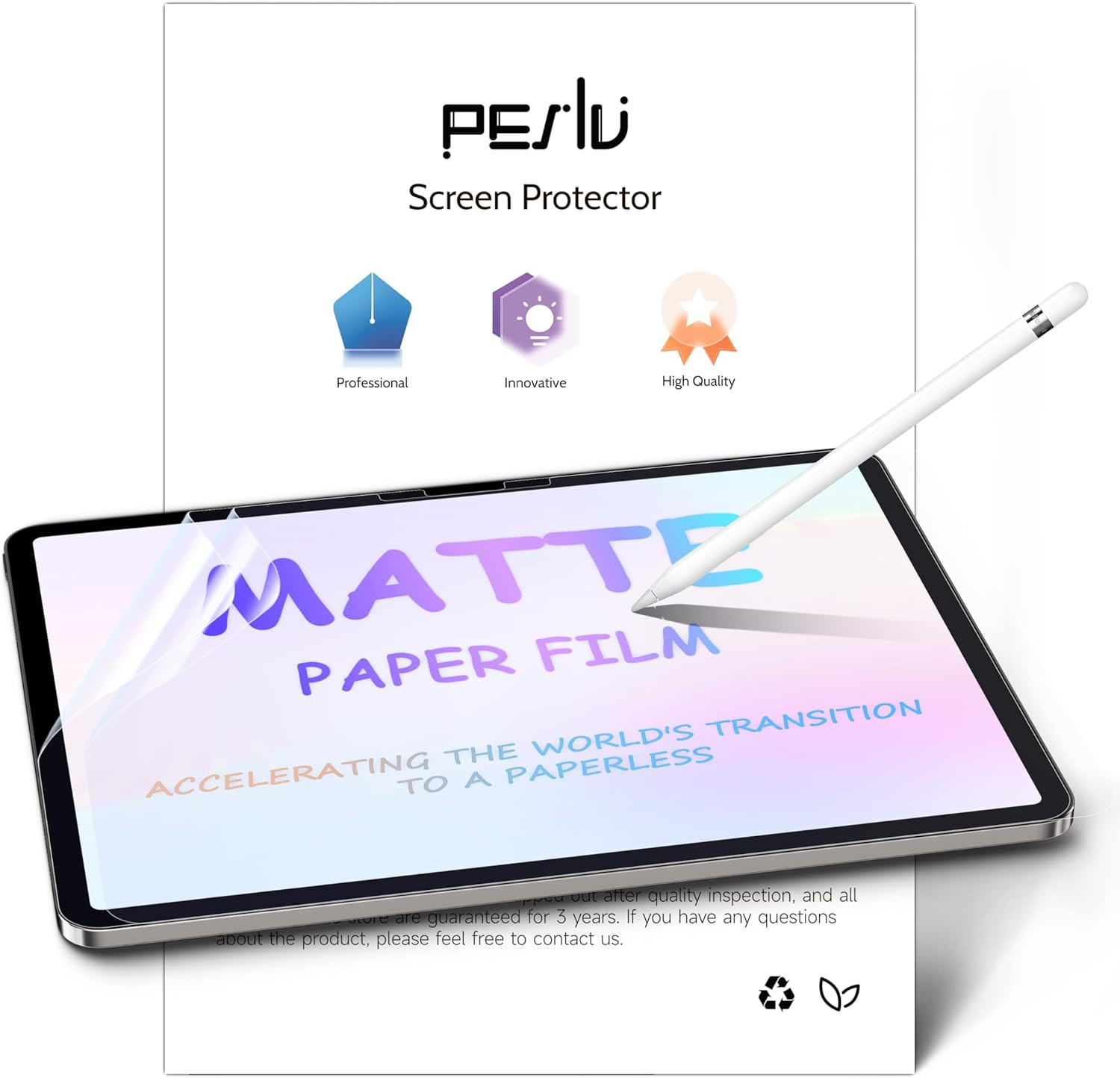 2 Pack like Paper Screen Protector for Ipad Pro 13 Inch M4/M5 [2024/2025 7Th/8Th