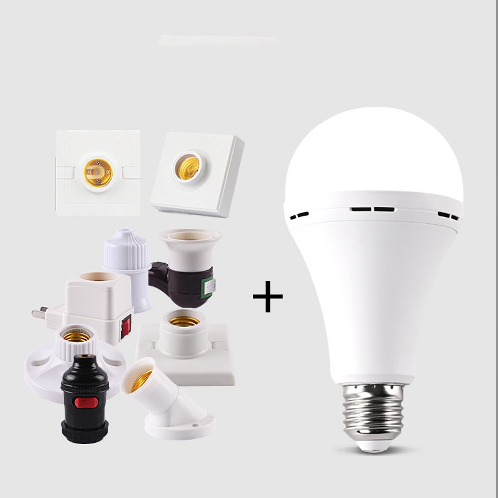 4 Pack Rechargeable LED Emergency Bulb 4-6 Hours for Power Failure F2