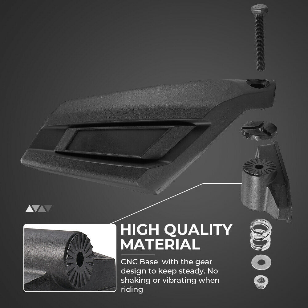 Kemimoto Rear Racing Side Mirrors For Can Am Maverick X3 Max Turbo R 2017-2024