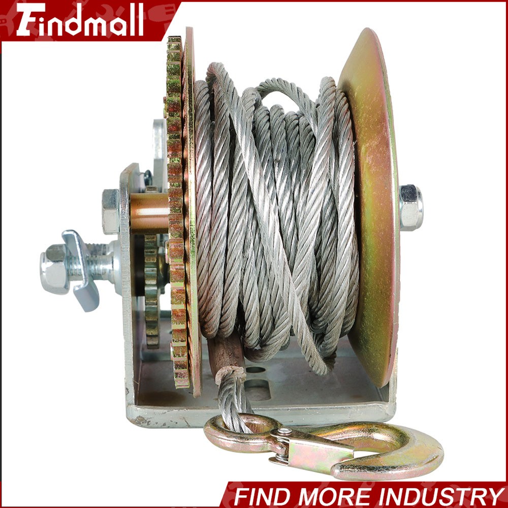 Findmall 3500 lbs Hand Winch With Cable For Trailer Winch Durable Hand Crank