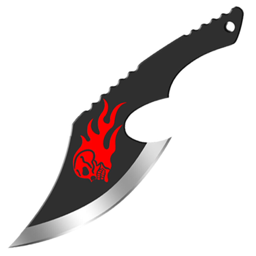 Martial Arts Throwing Axe Set - Fatal Blow Trio Practice Targets Stainless Steel