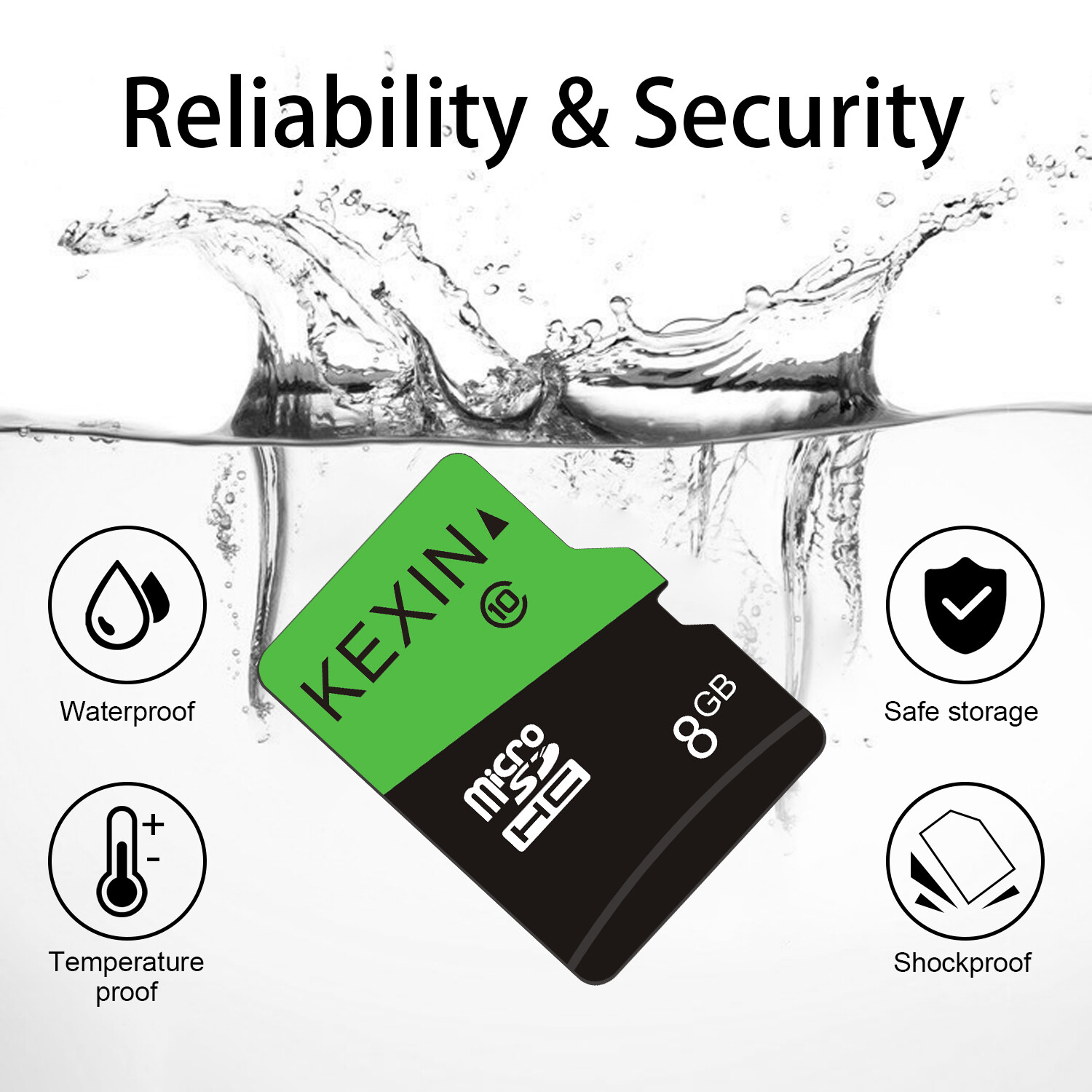 KEXIN 8GB Micro SD Card microSDHC Memory Card UHS-I C10 Micro SD Card Wholesale