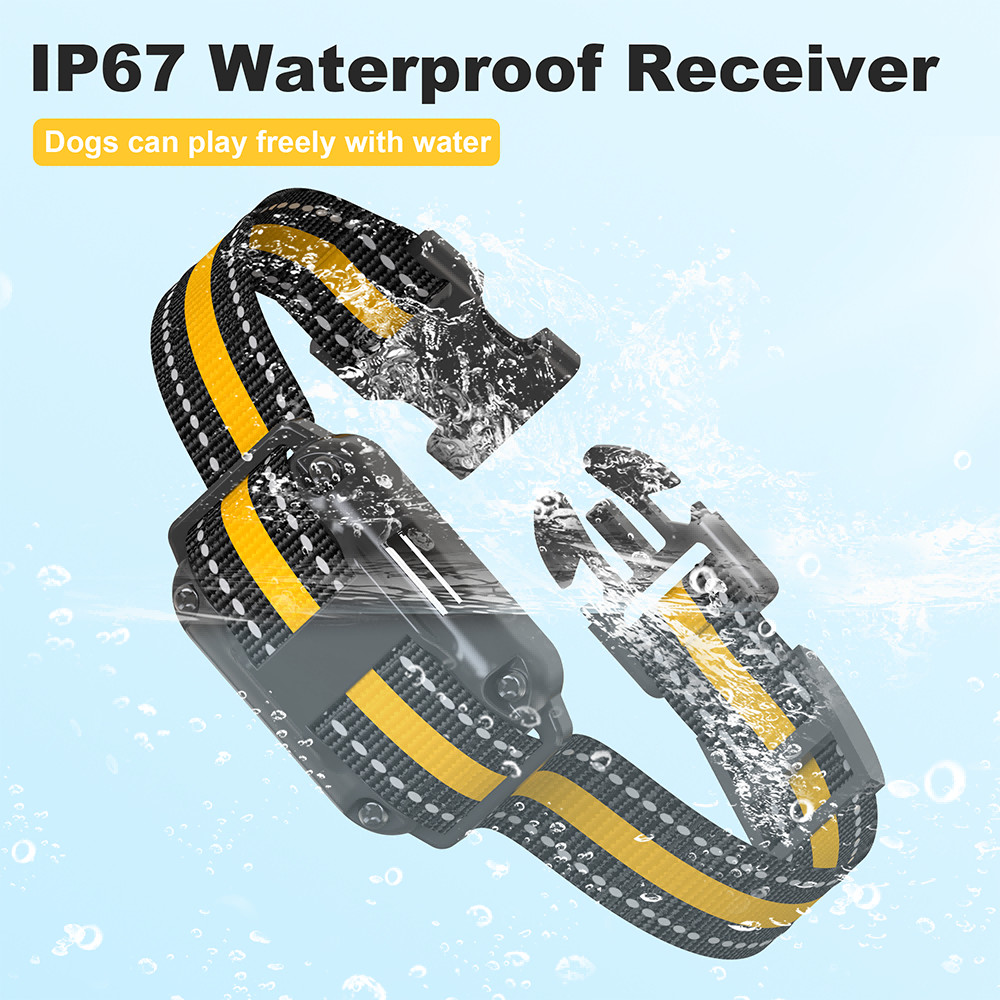 3300 FT Dog Training Collar Rechargeable Remote Shock Pet Waterproof Trainer