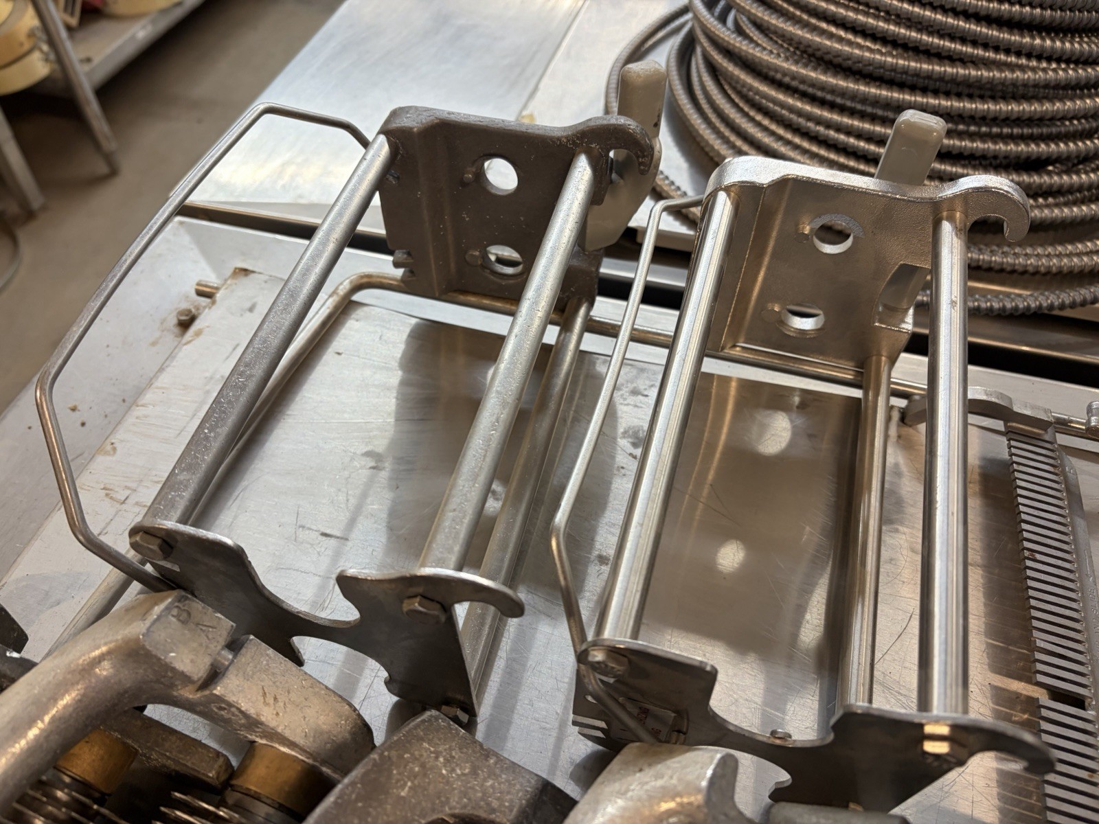 Mixed Lot of Hobart Biro Meat Tenderizer Cuber Liftout Assembly Blade Comb Parts