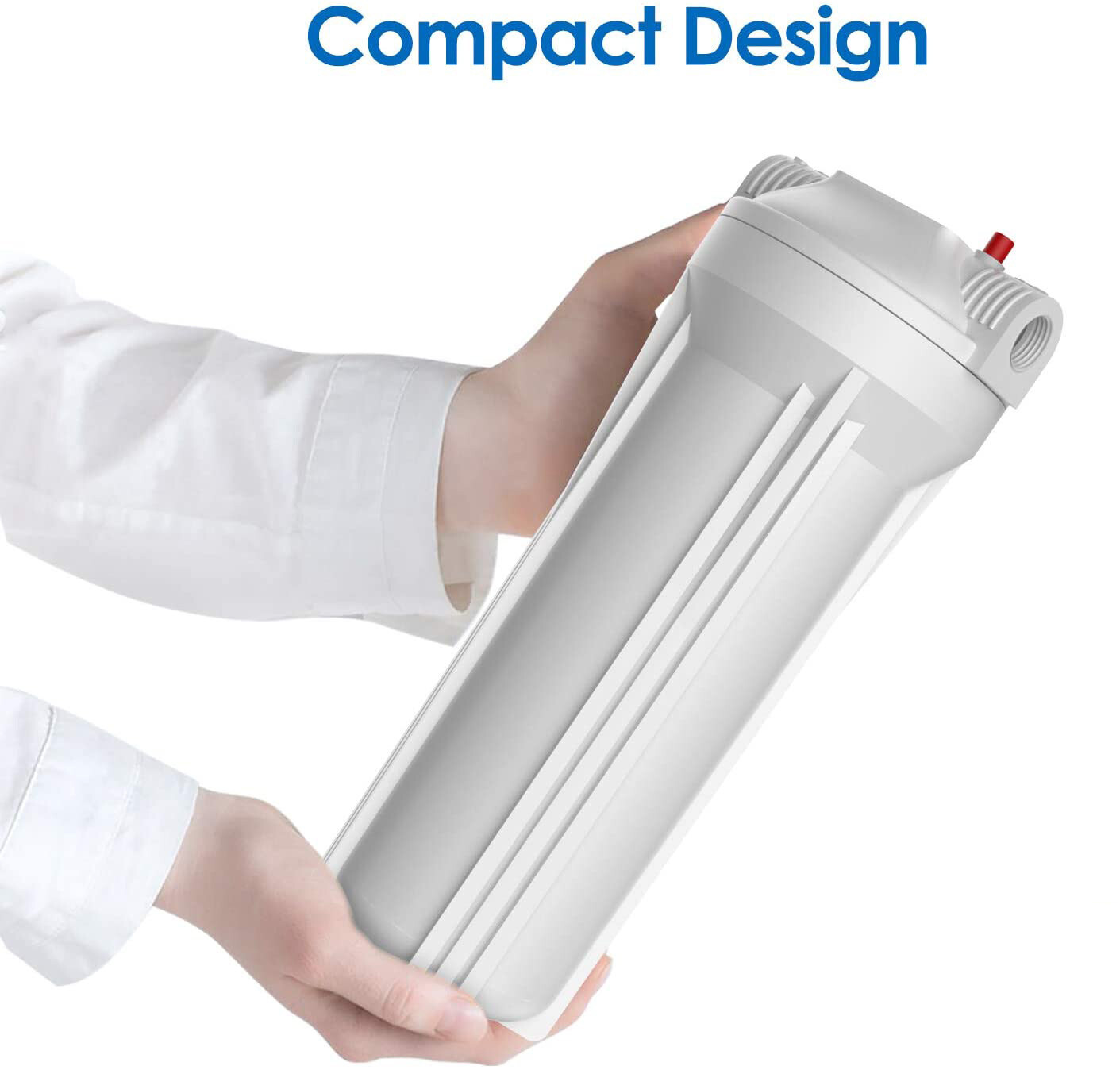 10 Inch Home Whole House Water Filter Housing System for 10" x 2.5" Water Filter