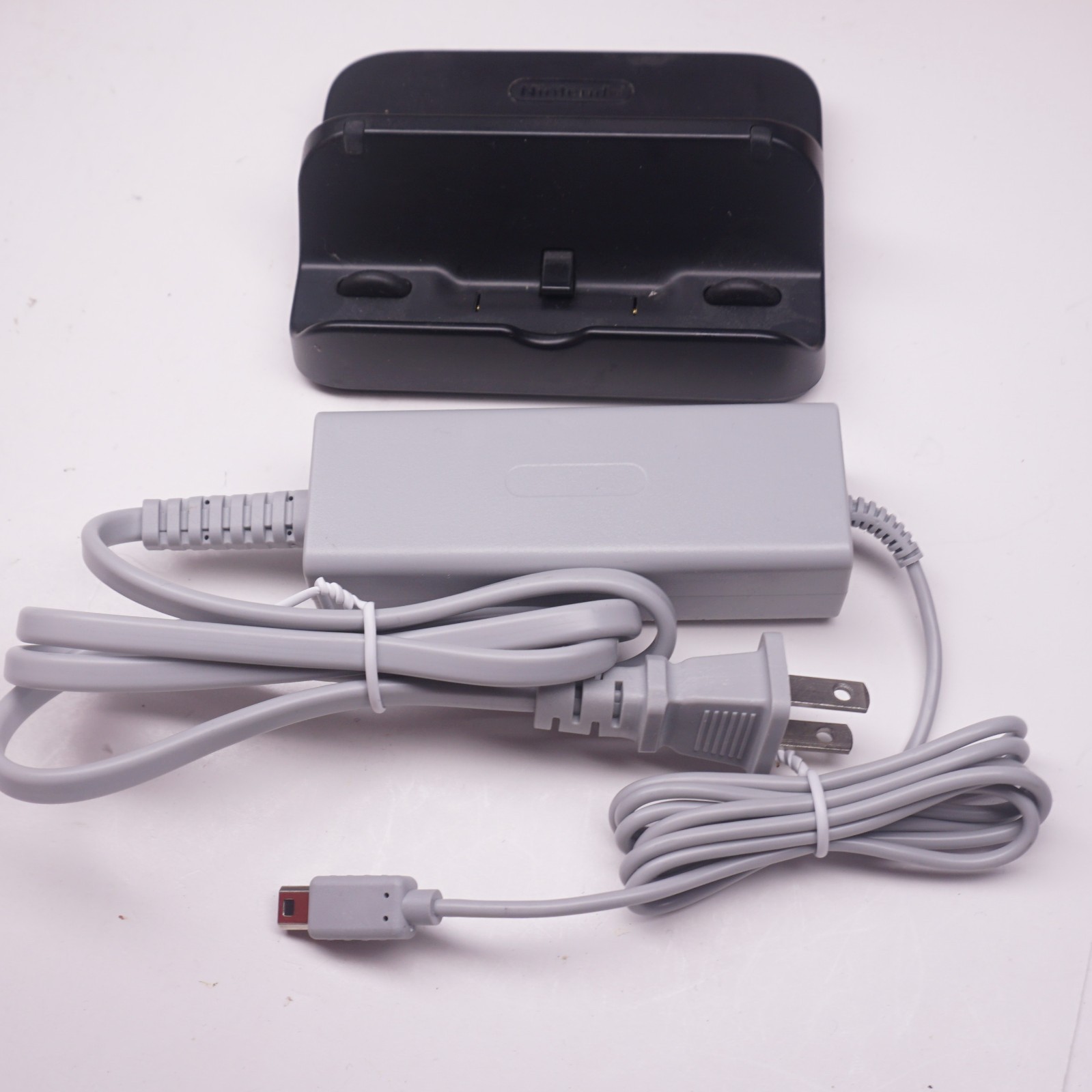 Nintendo Wii U Gamepad OEM Charging Dock Stand + New AC Adapter Cable WUP-014