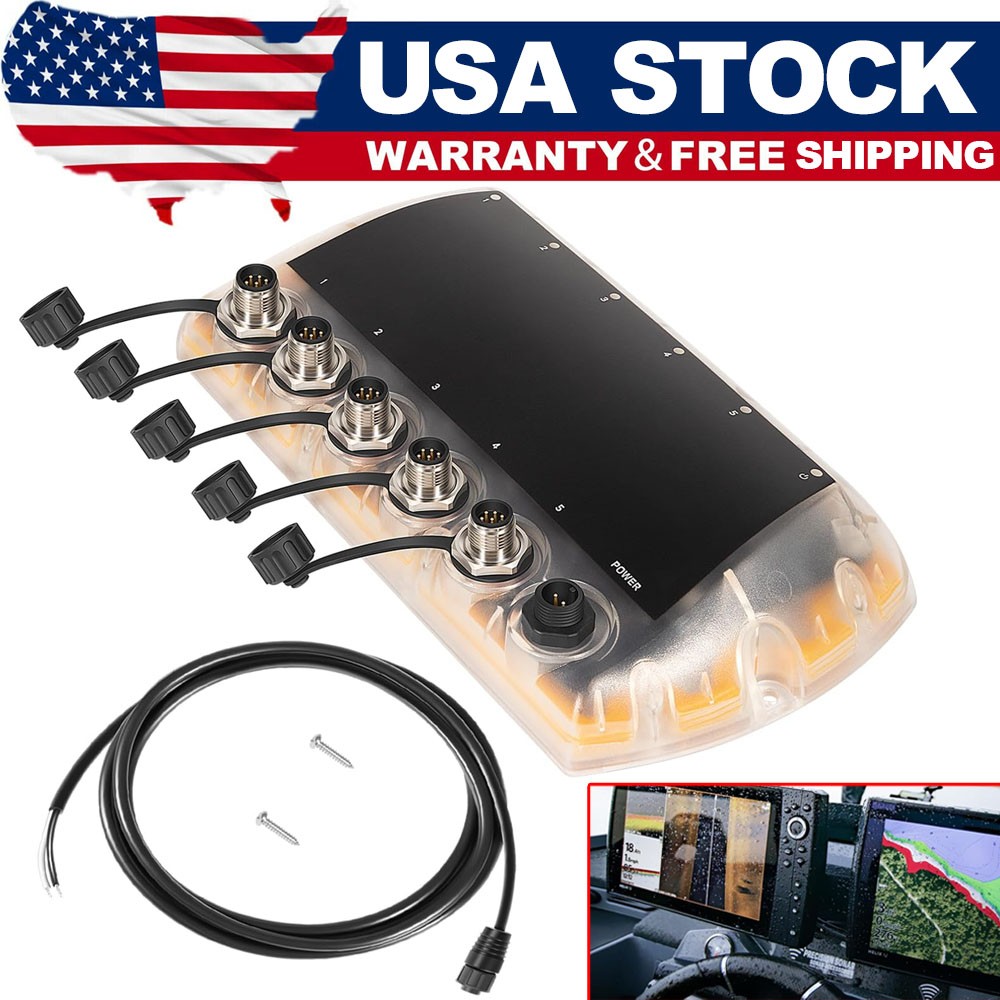 For Humminbird As Eth 5pgl 411850-1 5 Port Ethernet Switch Black