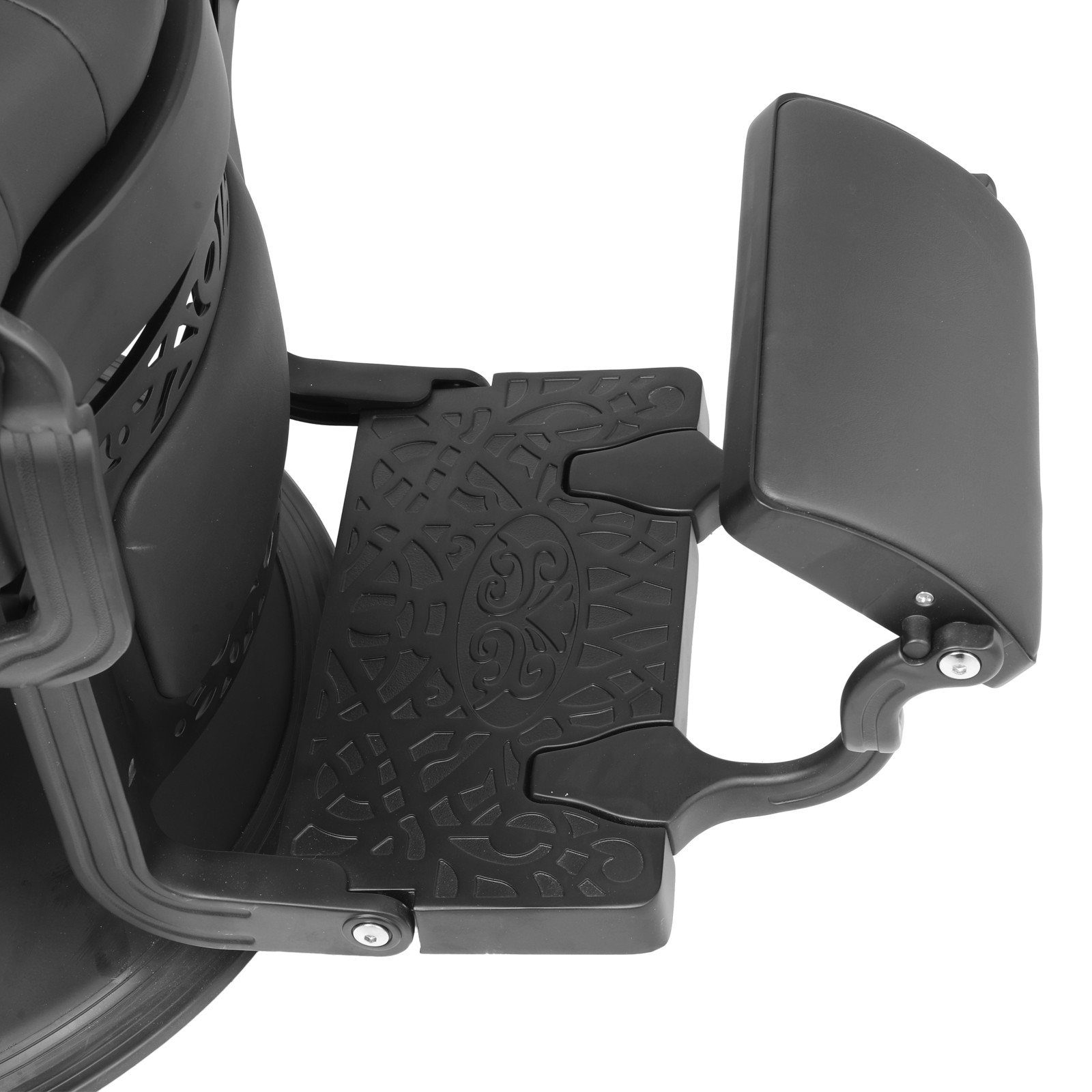 Black Vintage Recline Heavy Duty Barber Chair Hydraulic All Purpose Beauty Salon