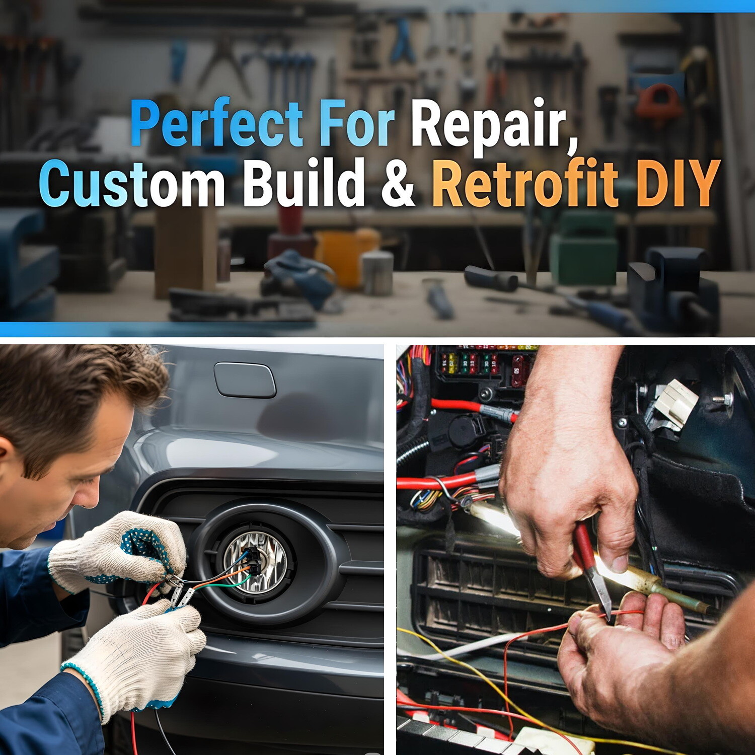 3157 Front Turn Signal/DRL Light Bulb Plug Socket w/5" Adapter Wiring For Toyota