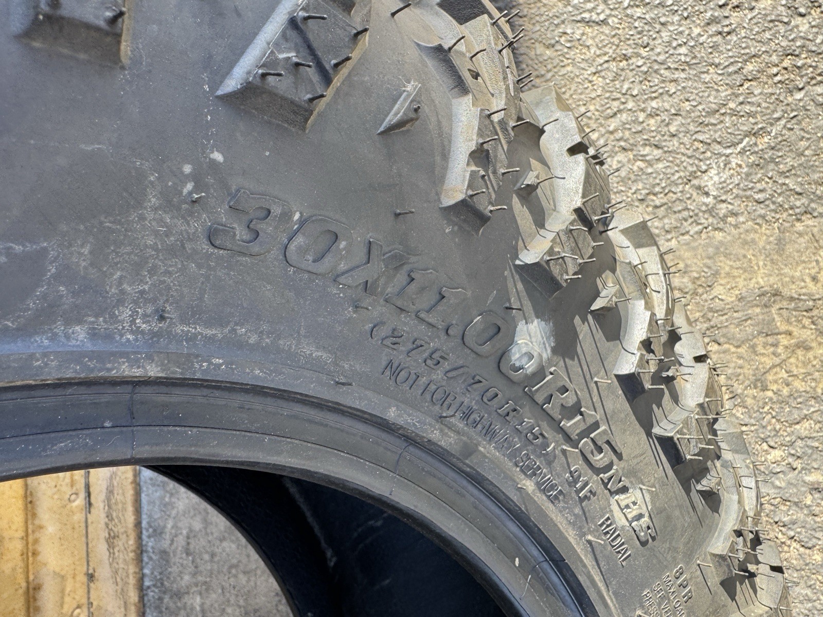 1-2024-2025 POLARIS XPEDITION REAR TIRE 30x11x15 PRO ARMOR CRAWLER XP.