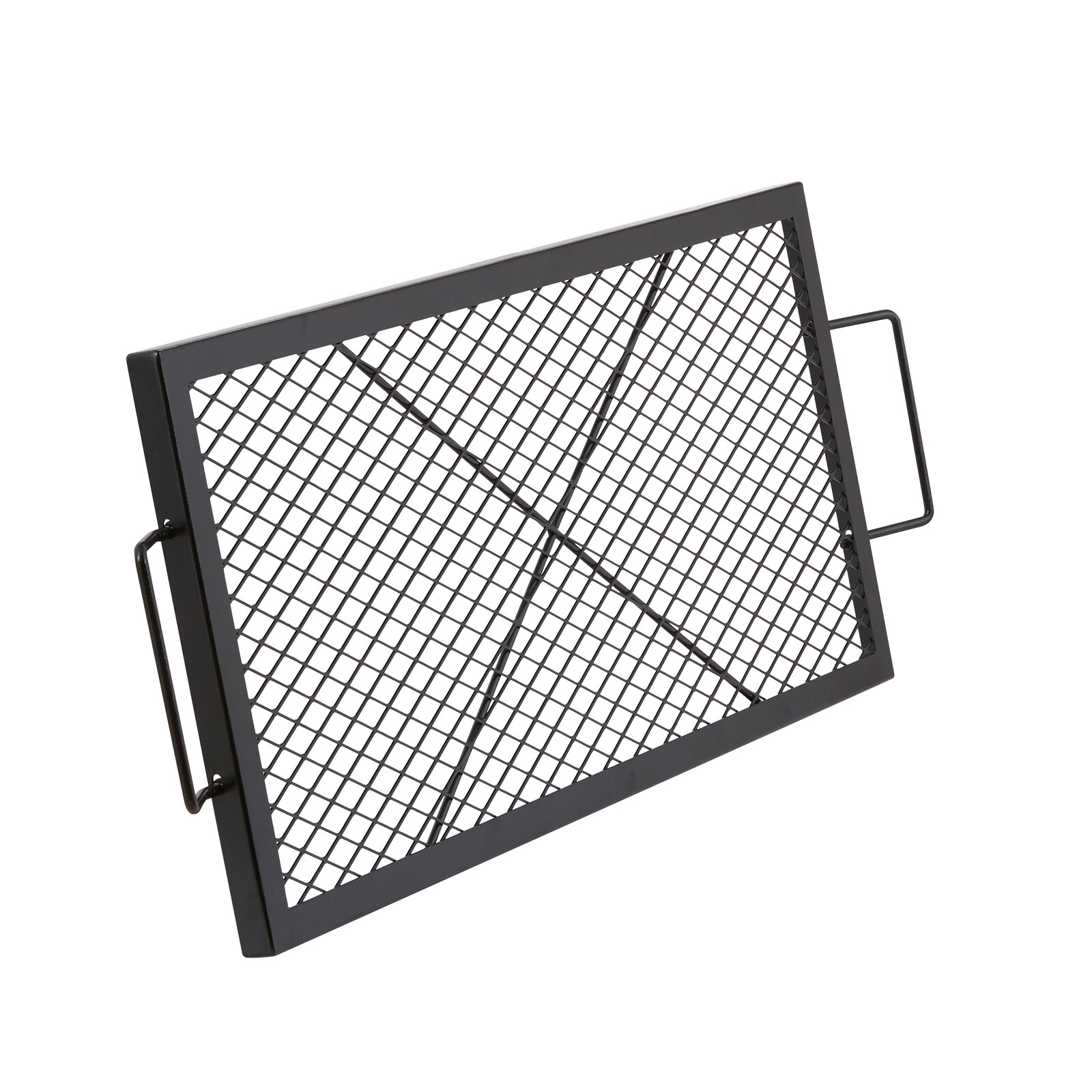 VEVOR 32" Rectangle Cooking Grate Fire Pit Grill Grate X-Marks Heavy-Duty Steel