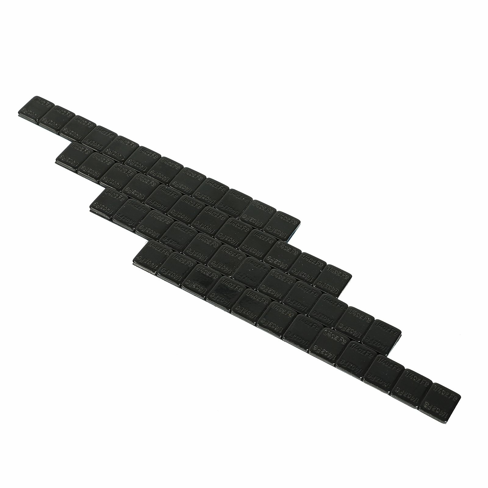 Black 1/4 Oz Wheel Weights Stick On Adhesive Tape 0.25 624Pcs 10 Lbs Box
