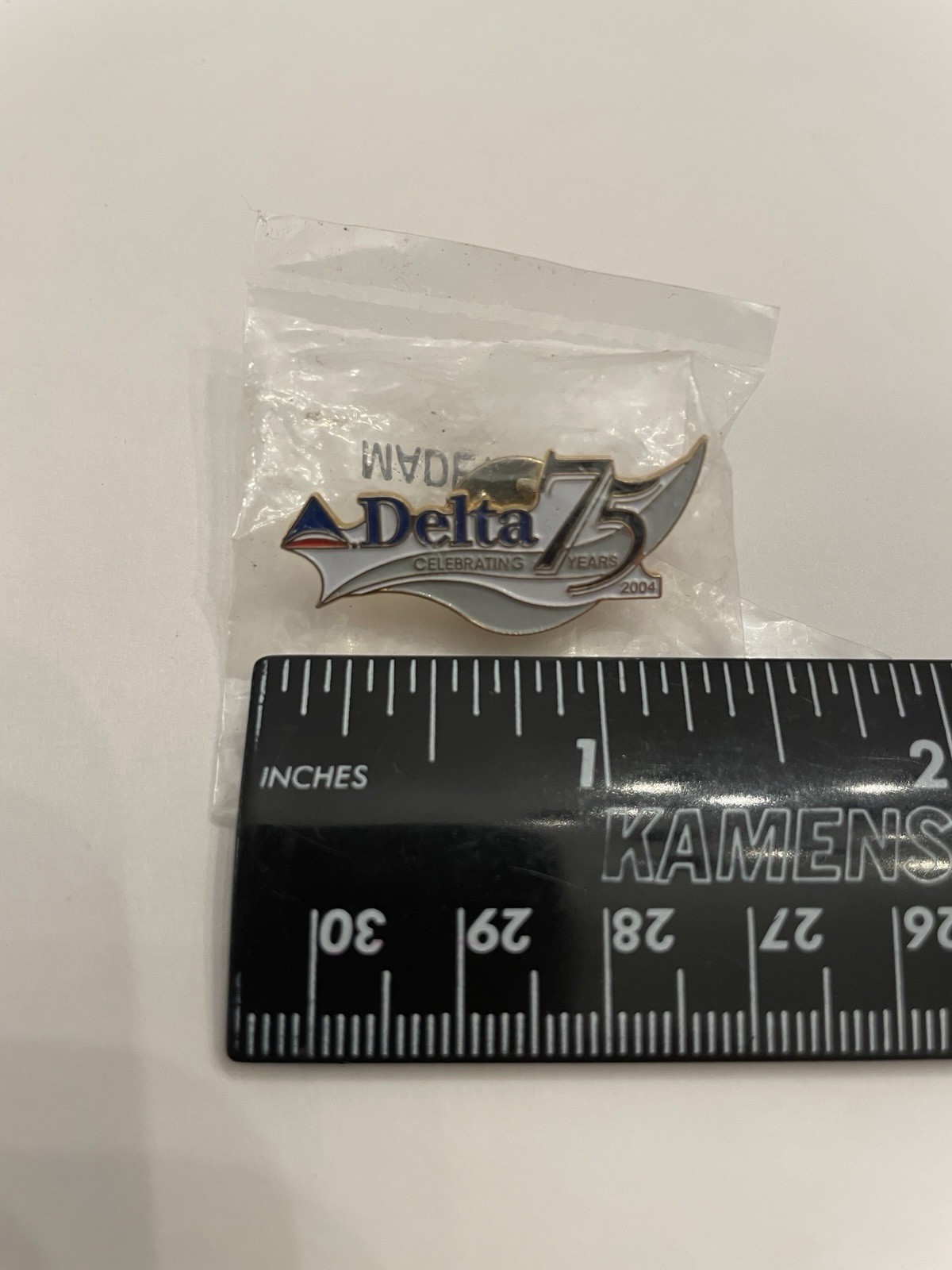 Delta Airlines 75th Anniversary Pin 2004 Celebrating 75 Years Aviation Collectib