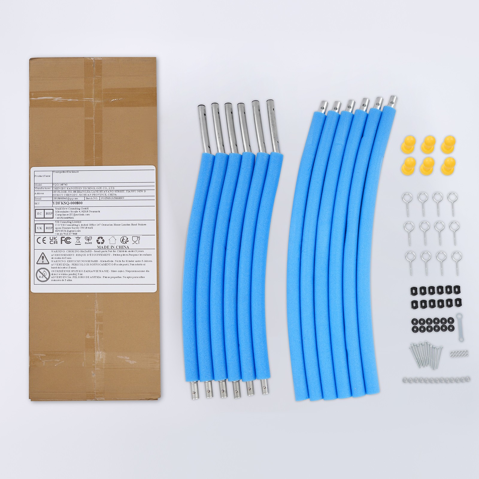 Trampoline Poles Replacement, Universal Trampoline Replacement Enclosure Poles