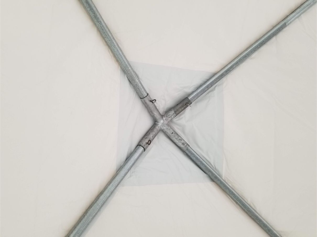 Commercial Frame Tent 10x10 White PVC Vinyl Canopy Waterproof Event Party Gazebo