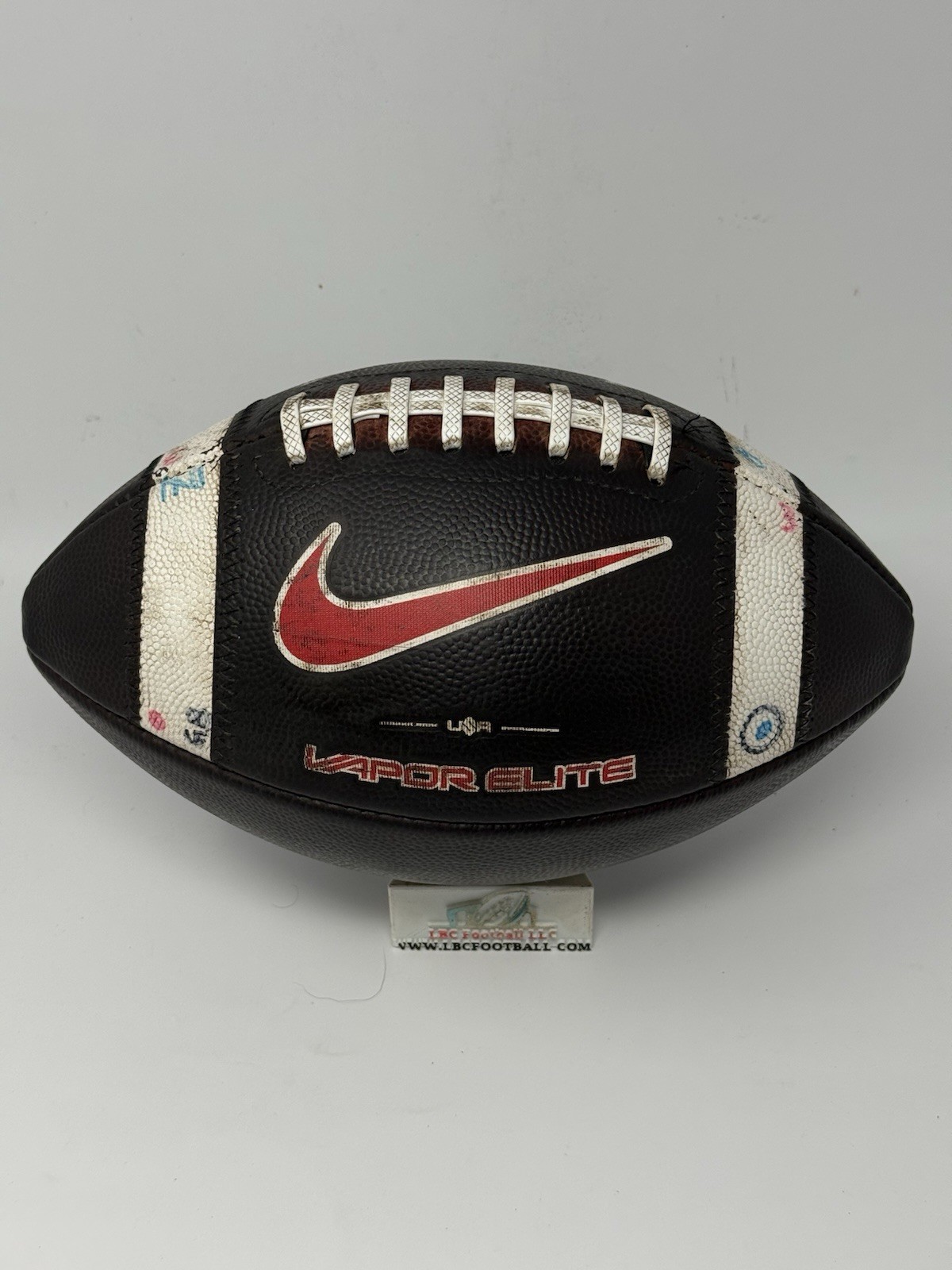 Nike Vapor Elite Leather Football NFHS NCAA Reg Size Footbal Game Prepped