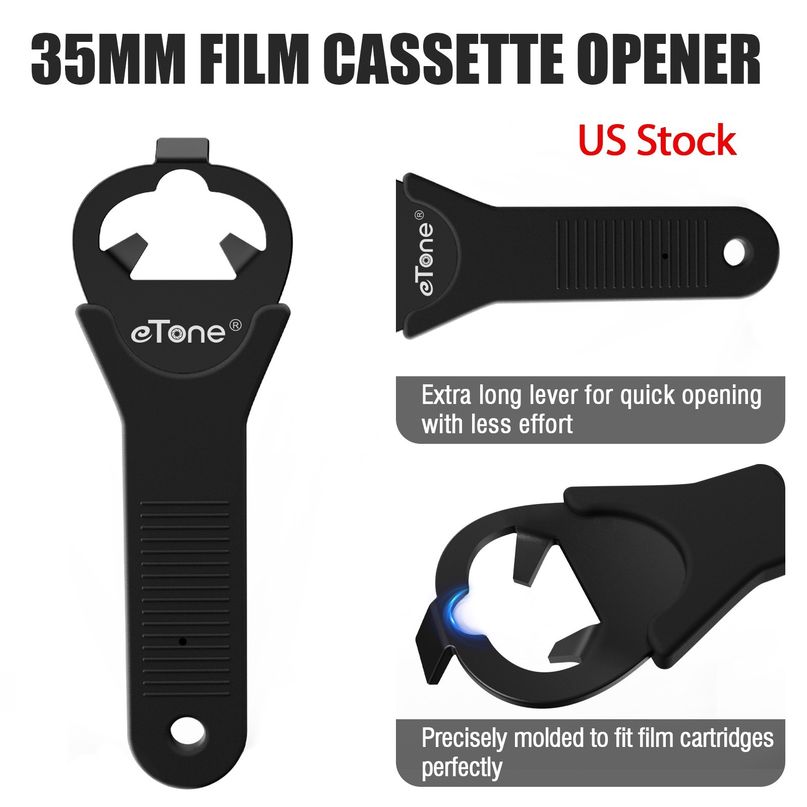 35mm 135 Film Cassette Cartridge Opener Reload Removal Darkroom Processing Tool