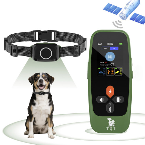 TQT 4-in-1 Wireless Dog Fence System Electric Dog Fence with Training Collar