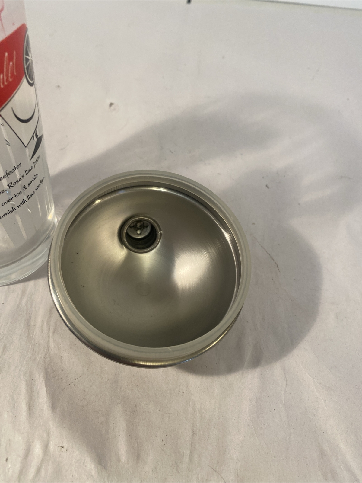 VTG MCM Libbey Barware Coctail Shaker Mixer Recipe Martini Gimlet Negroni Cosmo