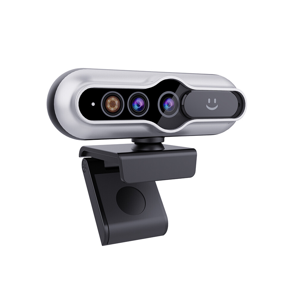 TOALLIN 2K Auto-Focus QHD Webcam Windows Hello Privacy Shutter w/Microphone New