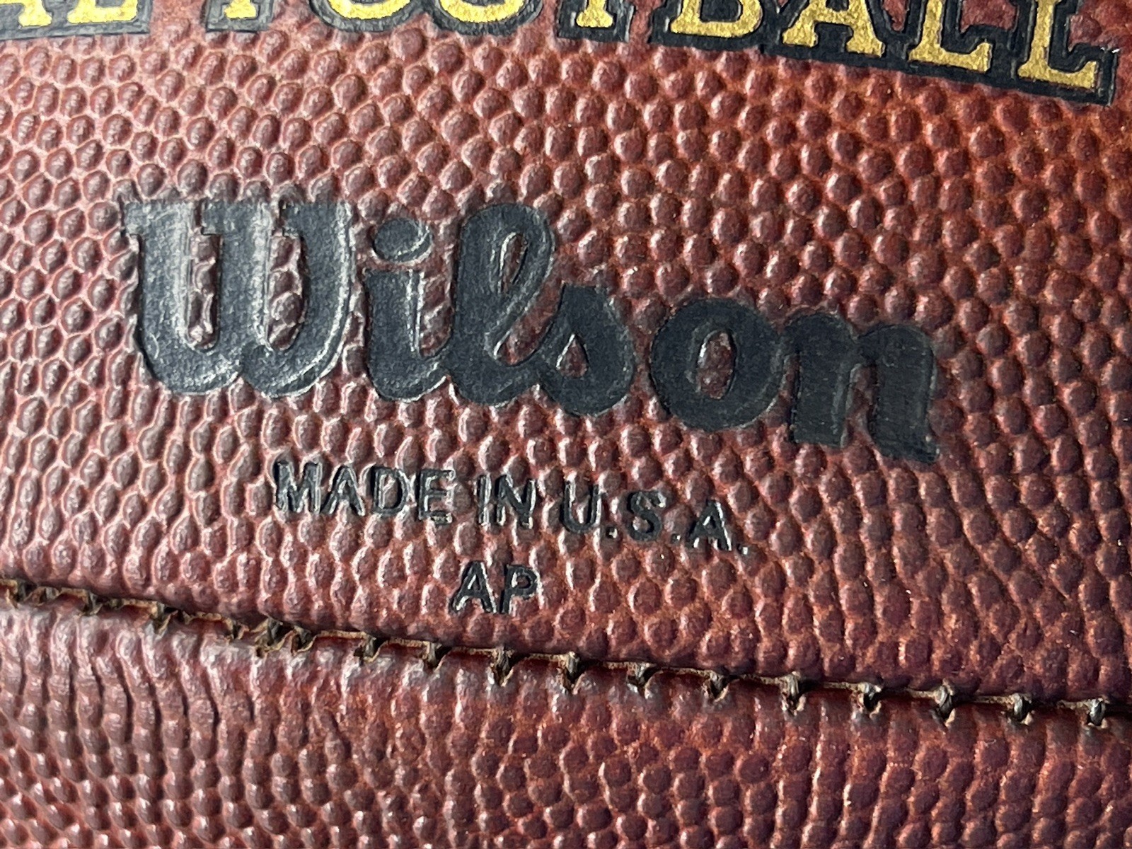 LA RAMS - NFL "The Duke" Wilson Football - Game Ball - Prepped & Conditioned
