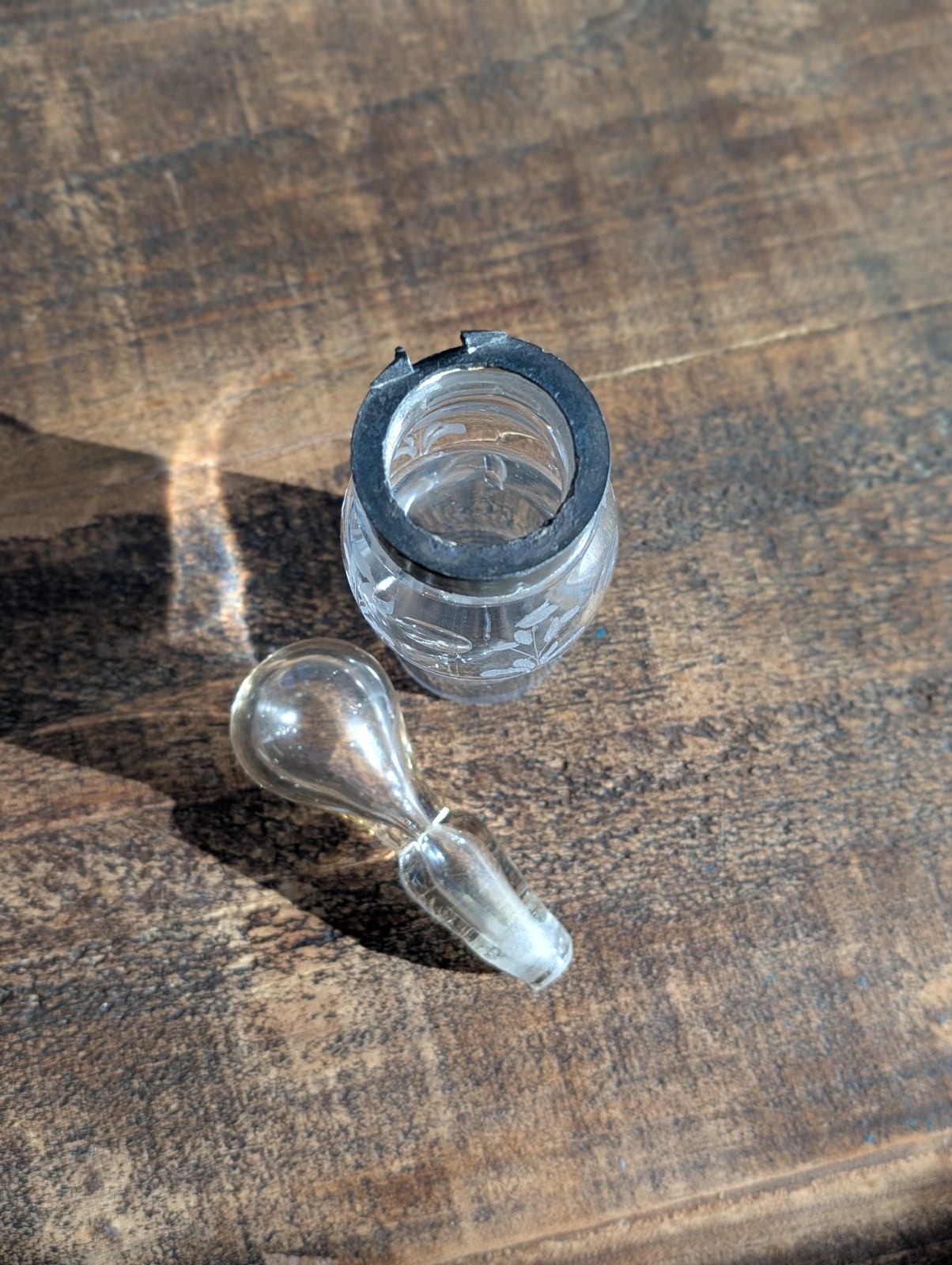 Antique Victorian Silverplate 7-piece Rotating Condiments Cruet Set w/Stoppers