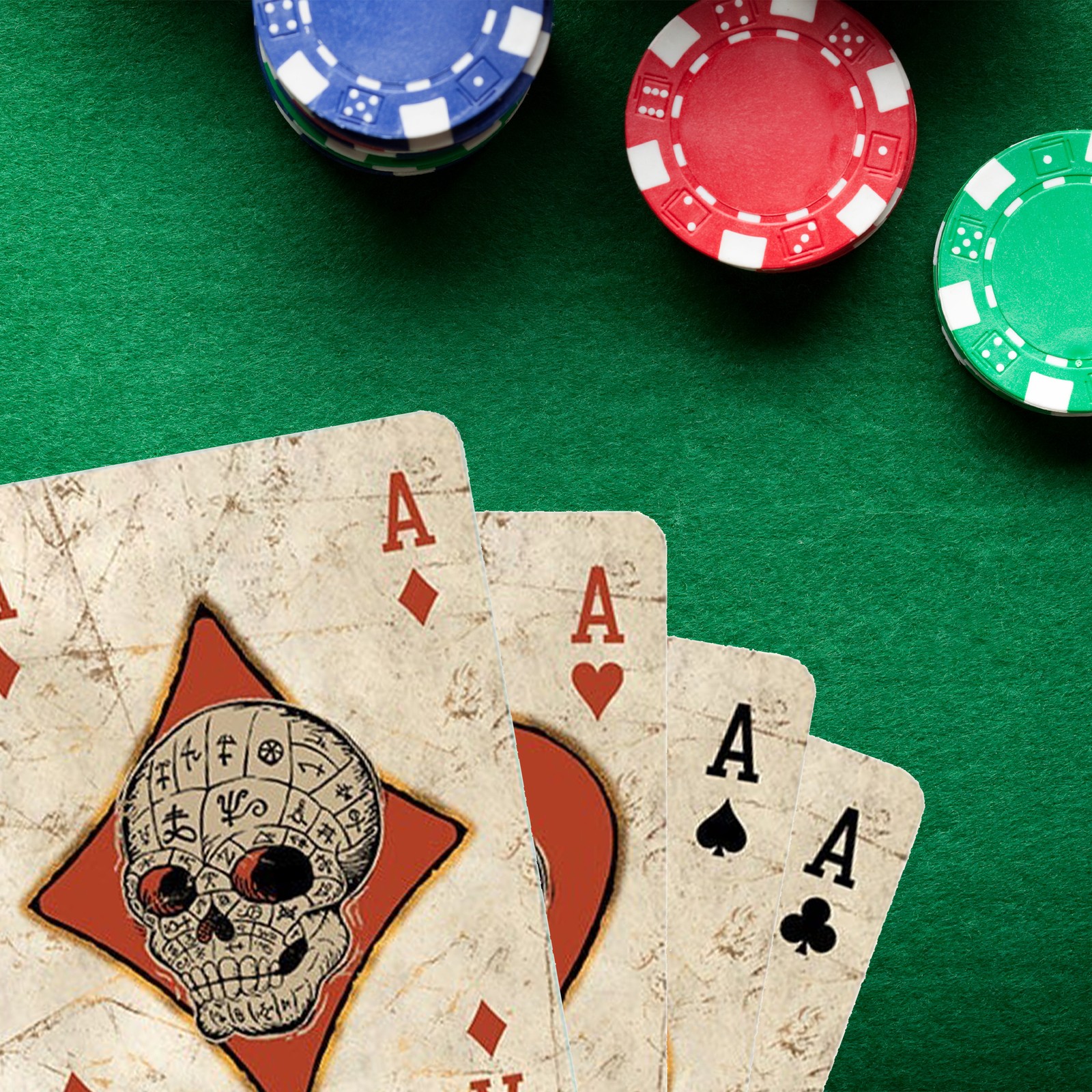 Rivers Edge Products Playing Cards, 1 Deck of Themed Cards, Voodoo Hex Cards