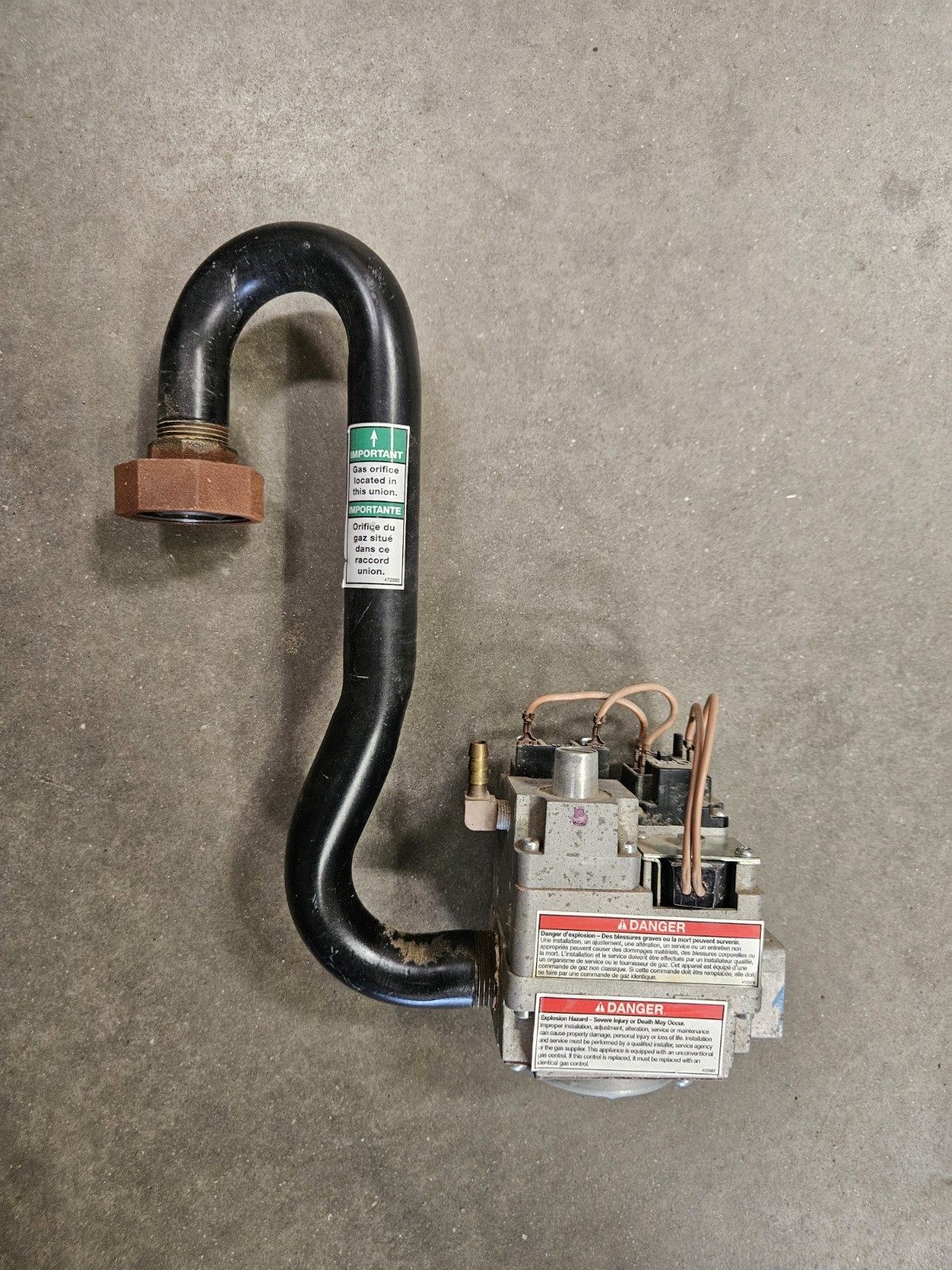 Pentair 42001-0051s Gas Control Valve Kit Replacement Heater