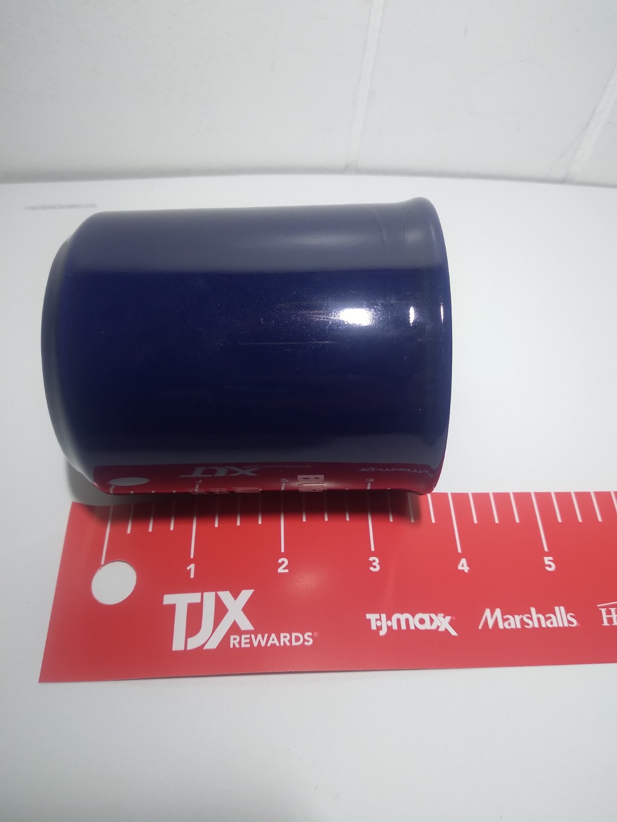 Vintage Ceramic Coffee Mug Bush Vacuum & Air Brake Made in England 3.5" Tall