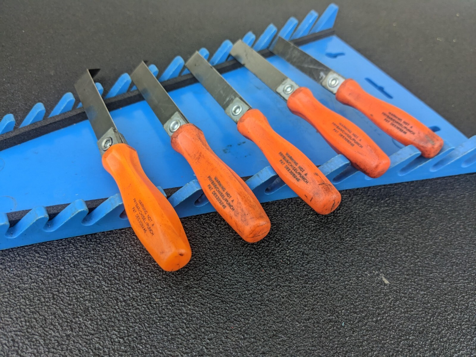 #bk608 Snap-On Tools Orange E-Z Grip Feeler Gauges from FB333O Set