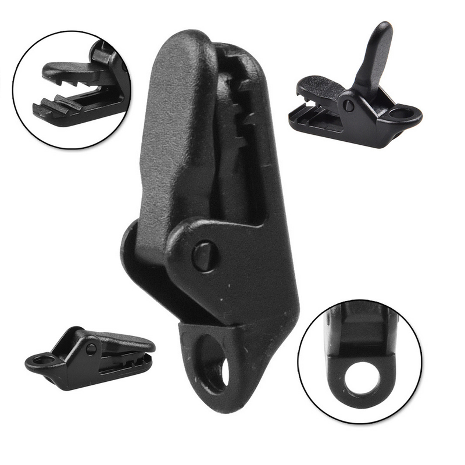 20Pack Outdoor Camping Tent Awning Tarp Alligator Clip Clamp Gripper Fixed Clips