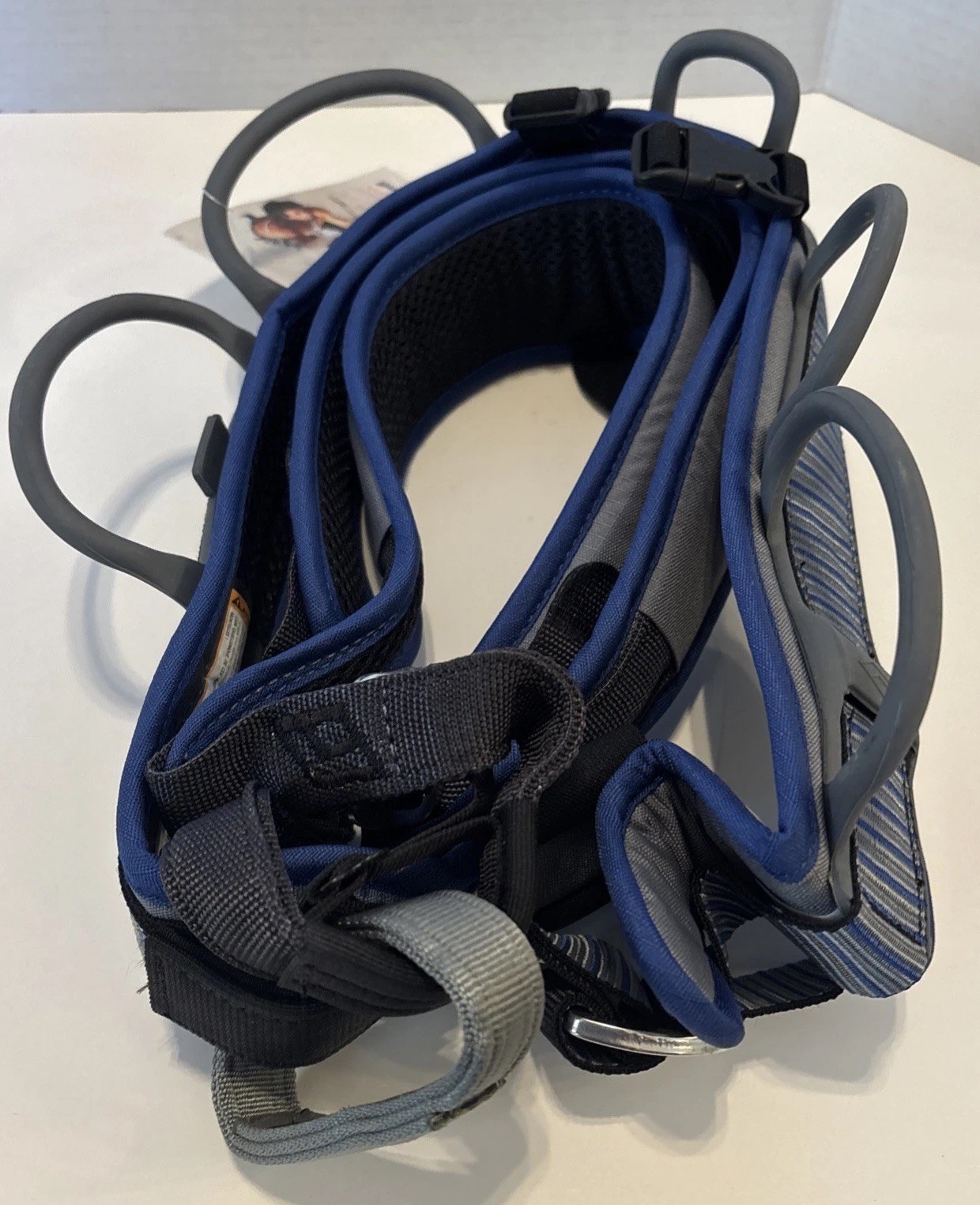 Women's Black Diamond Primrose All Around Climbing Harness Size 12 Blue Gray