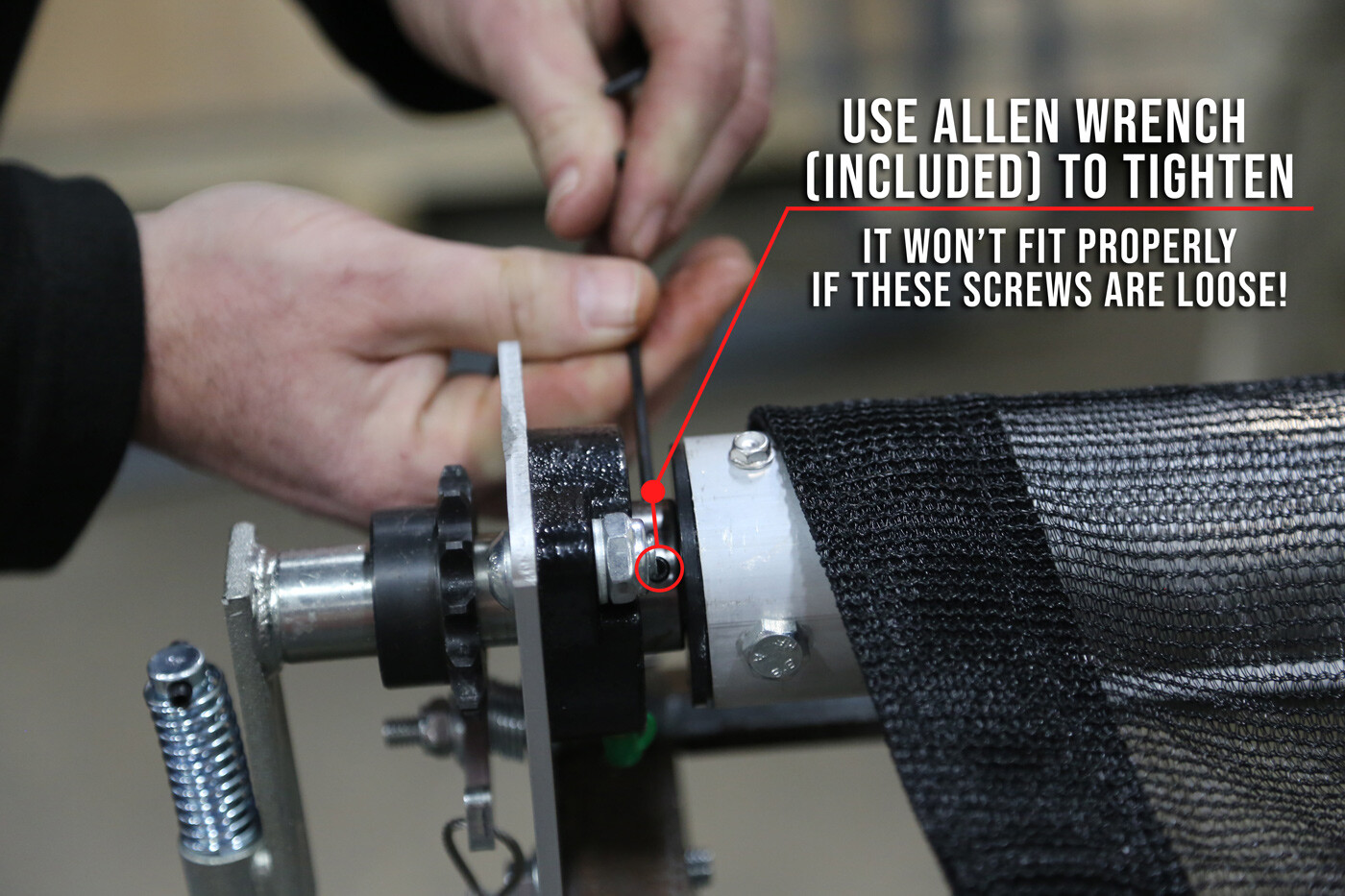 Dump Truck & Trailer Tarp Kit with 8' x 14' PVC Double Pocket Mesh Tarp