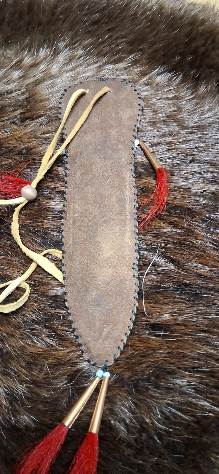 Native American Quilled Knife Sheath